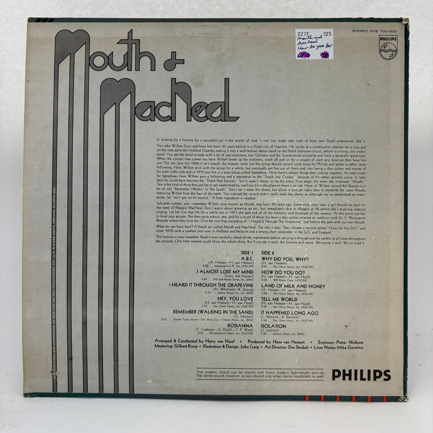 Mouth & MacNeal : How Do You Do? (LP,Album)