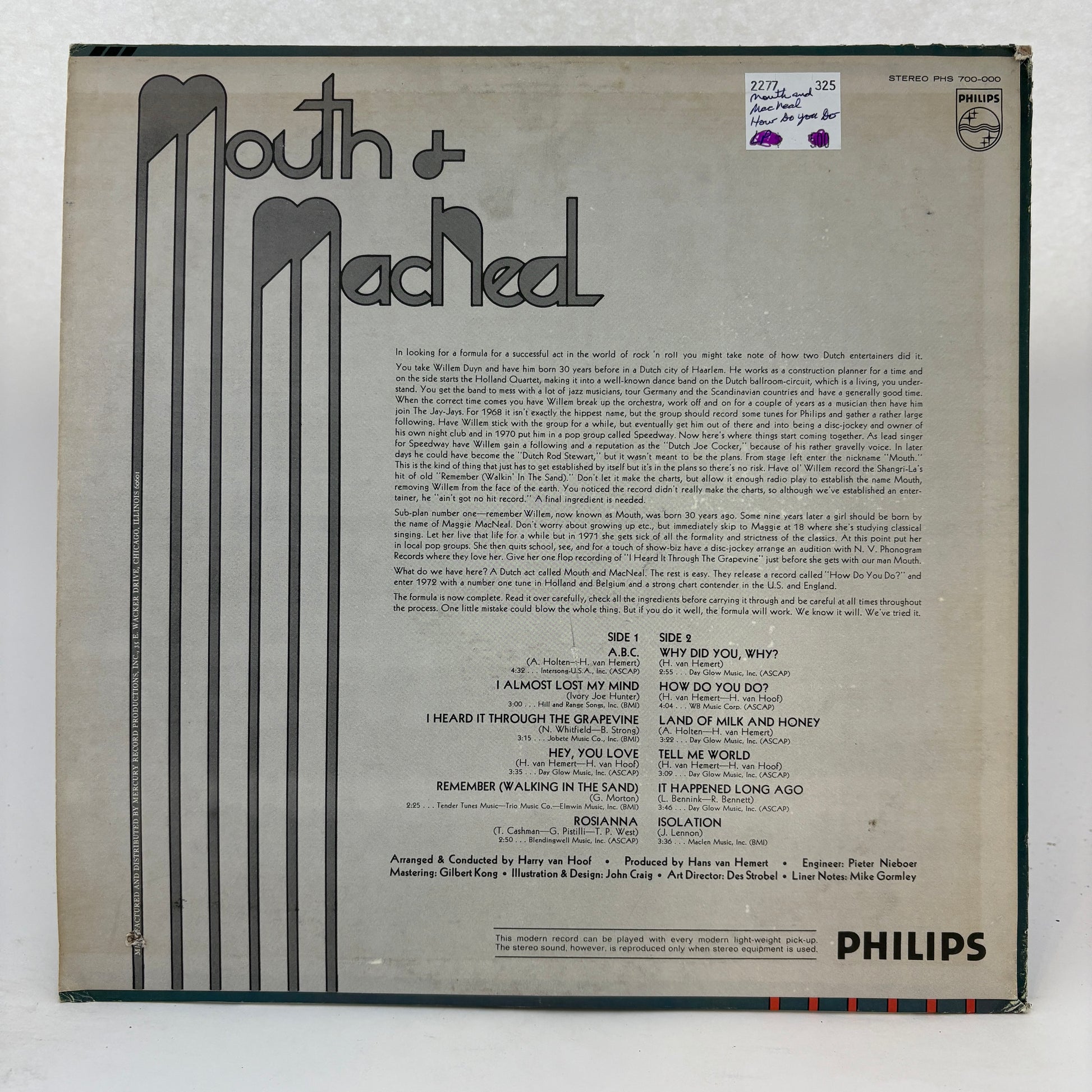 Mouth & MacNeal : How Do You Do? (LP,Album)