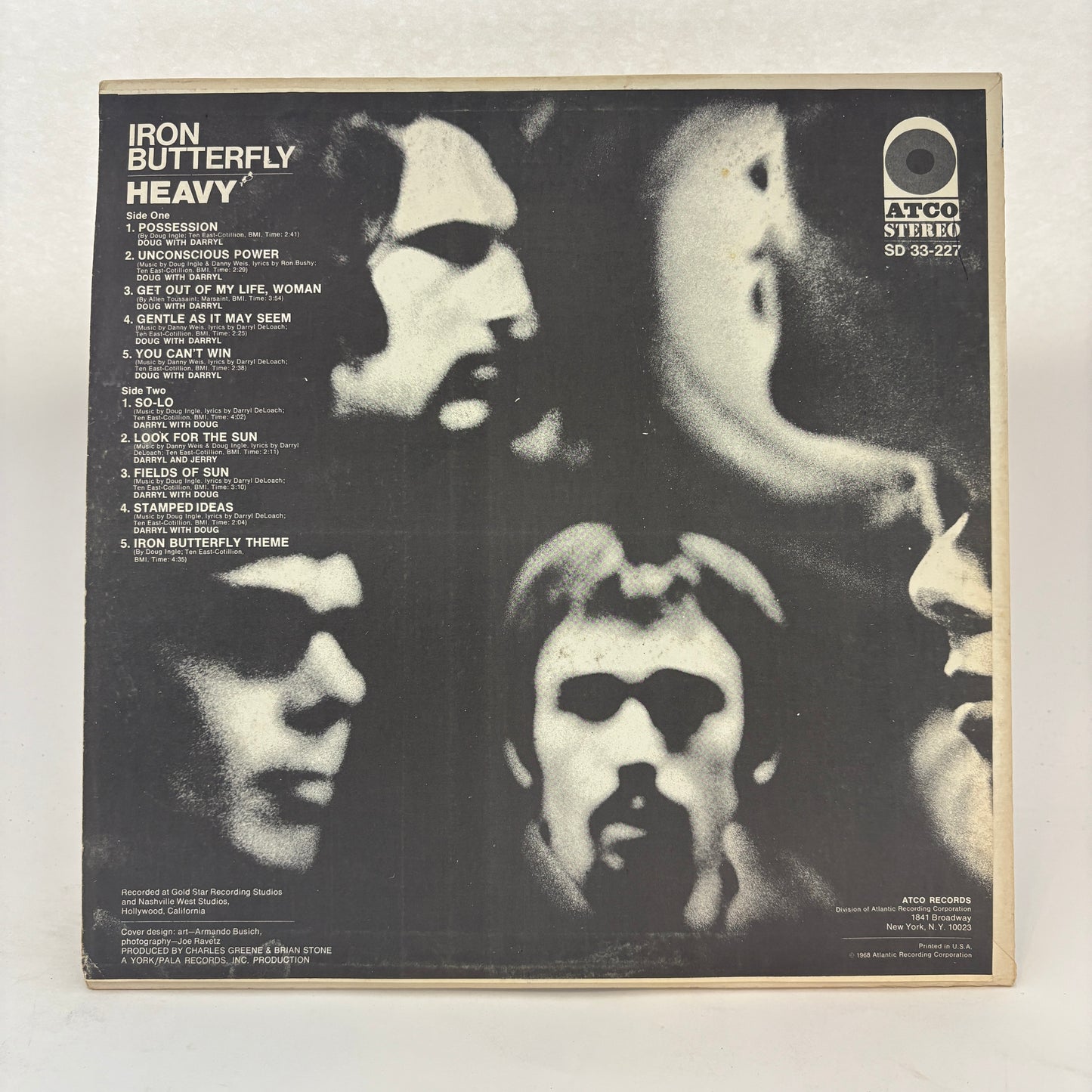 Iron Butterfly : Heavy (LP,Album,Reissue)