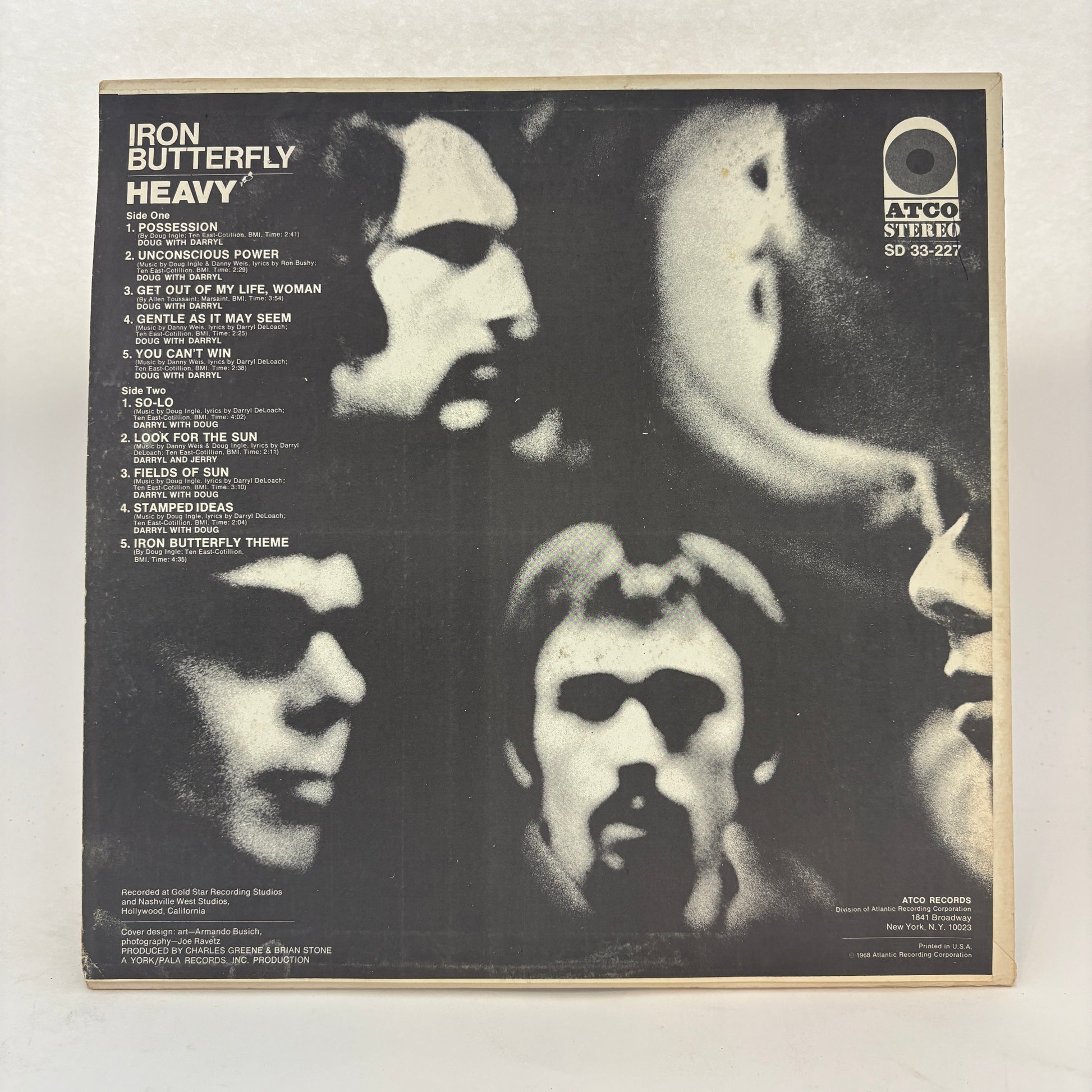 Iron Butterfly : Heavy (LP,Album,Reissue)
