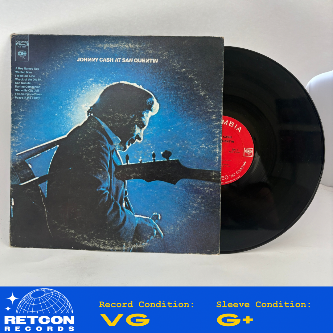 Johnny Cash : Johnny Cash At San Quentin (LP,Album,Stereo)