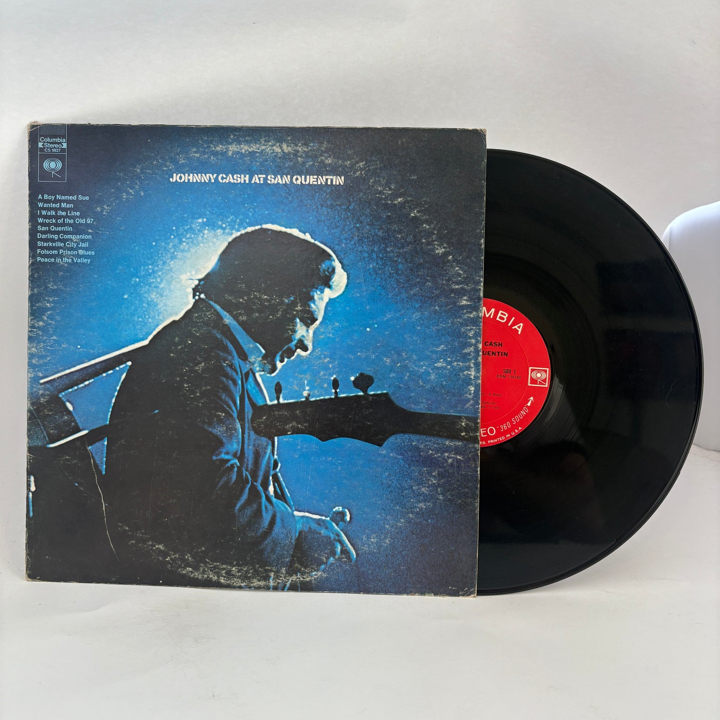 Johnny Cash : Johnny Cash At San Quentin (LP,Album,Stereo)