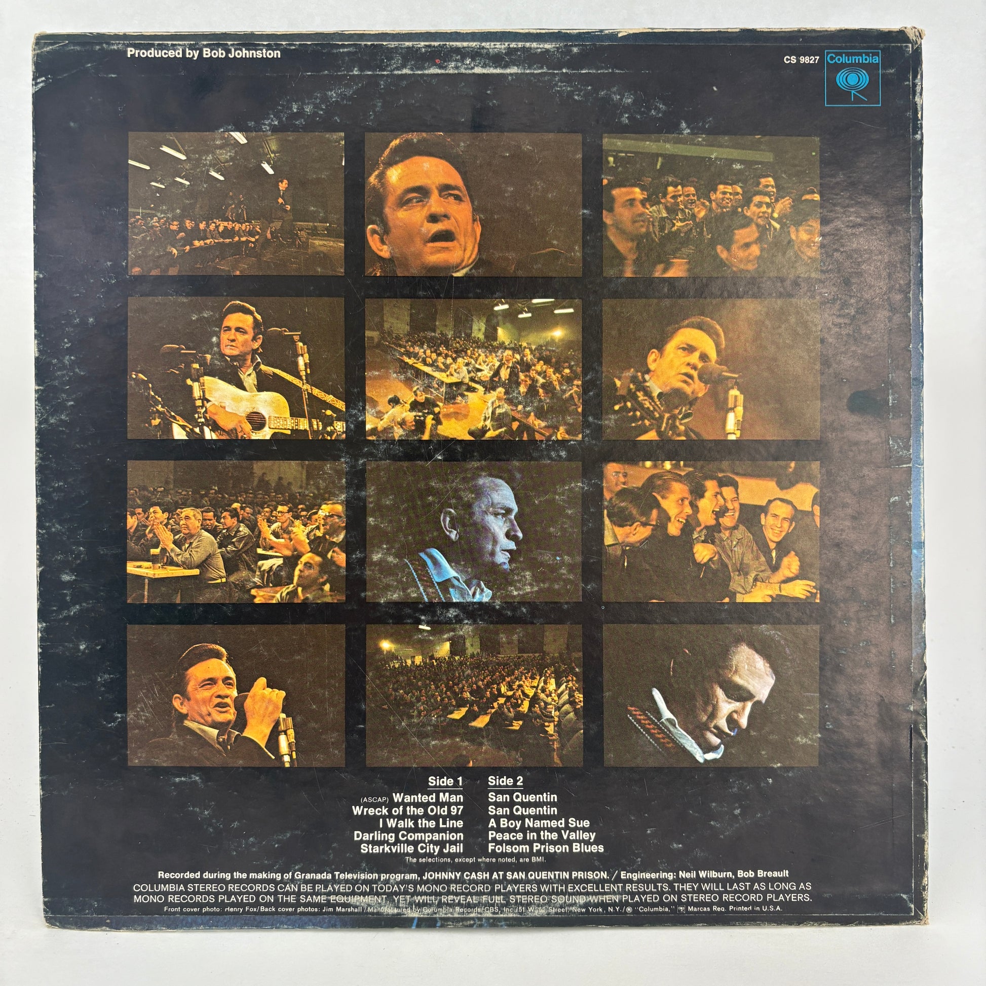 Johnny Cash : Johnny Cash At San Quentin (LP,Album,Stereo)