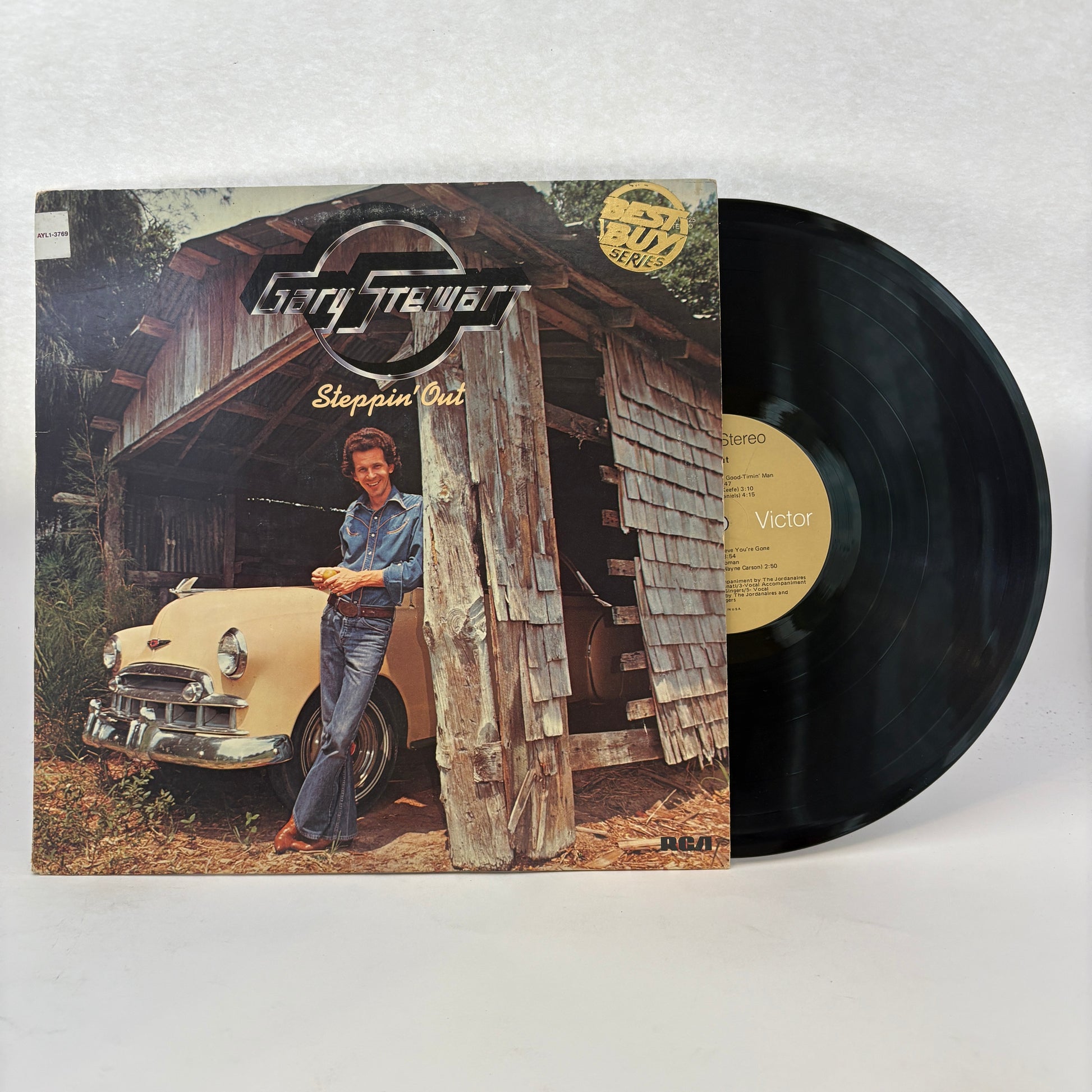 Gary Stewart : Steppin' Out (LP,Album,Reissue,Stereo)