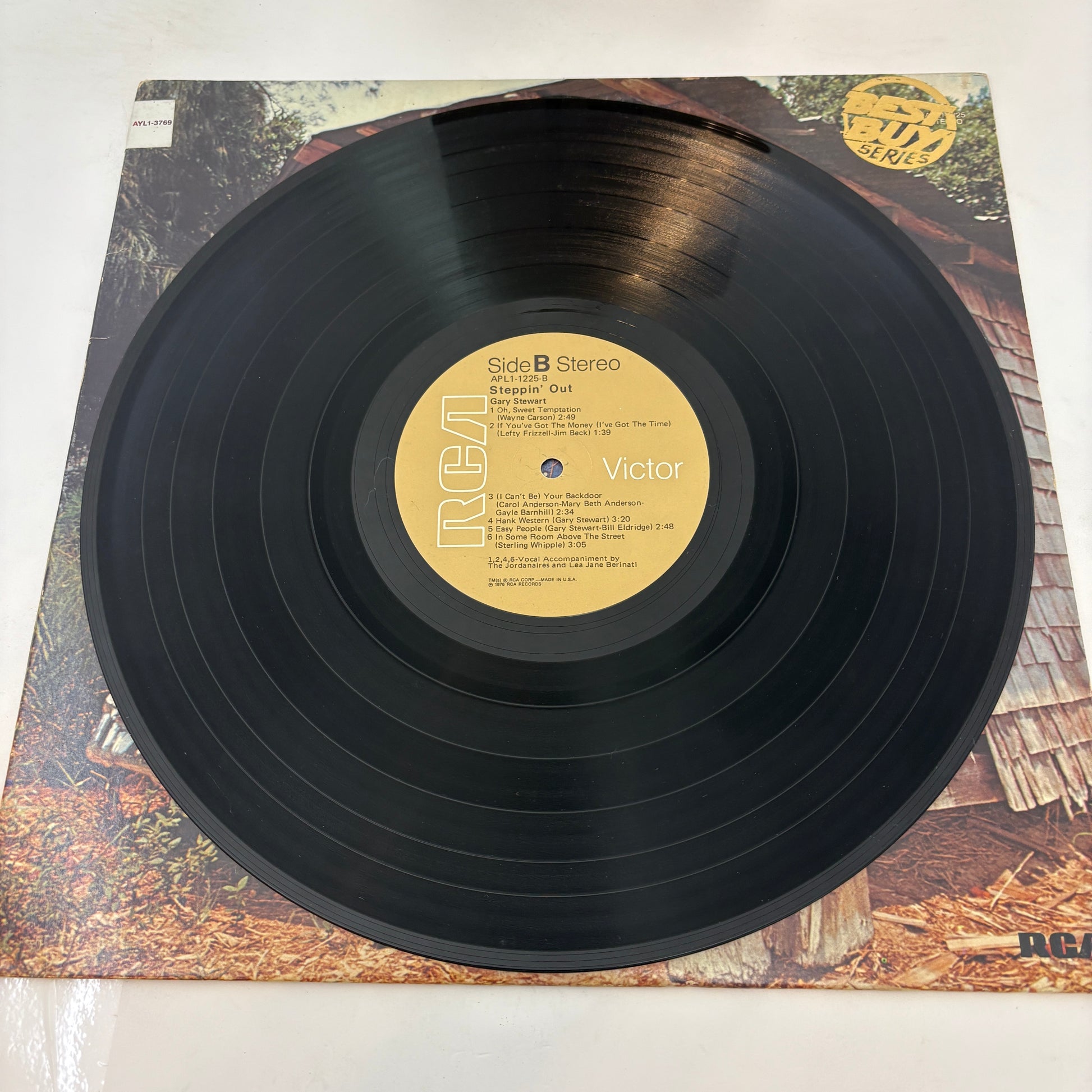 Gary Stewart : Steppin' Out (LP,Album,Reissue,Stereo)