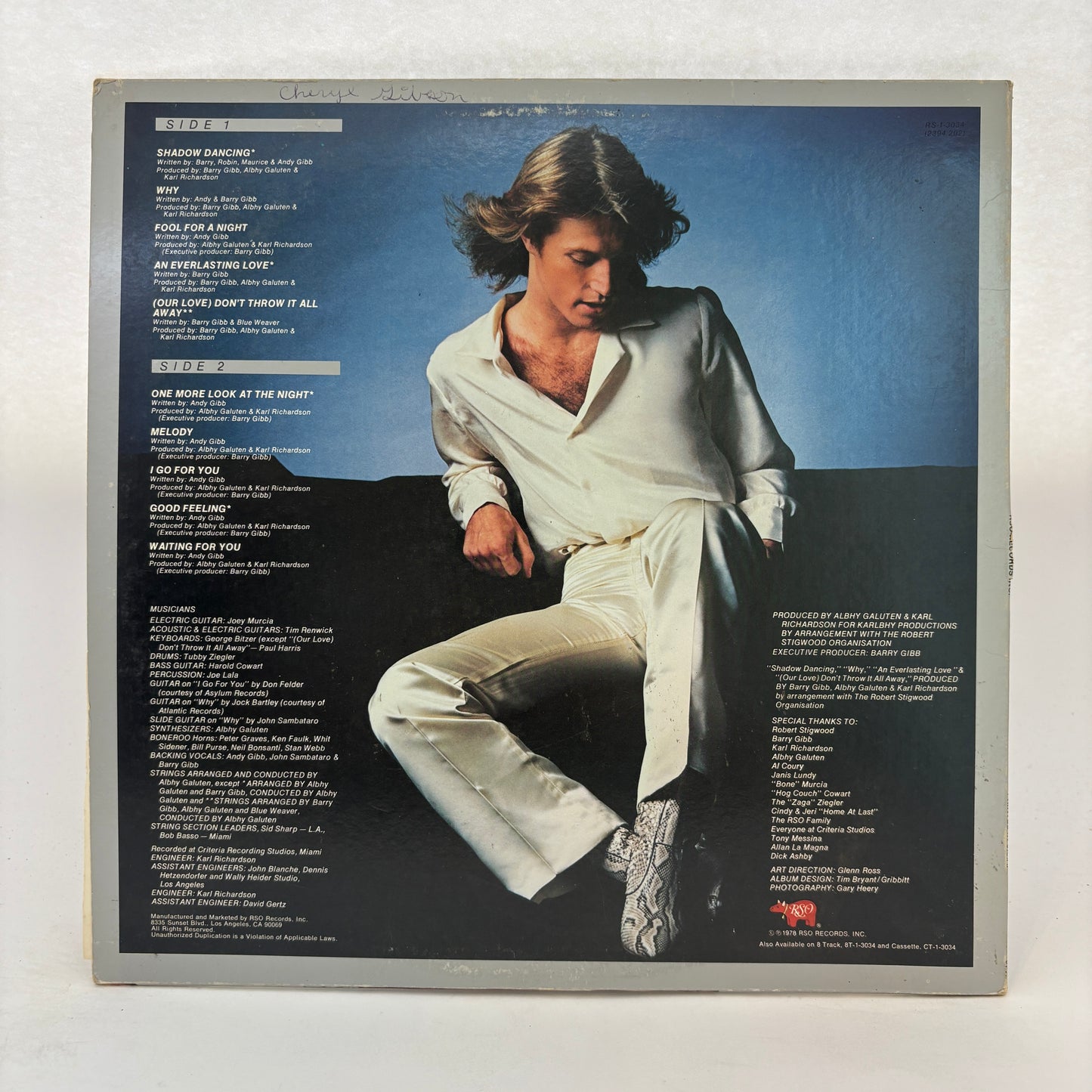 Andy Gibb : Shadow Dancing (LP,Album)