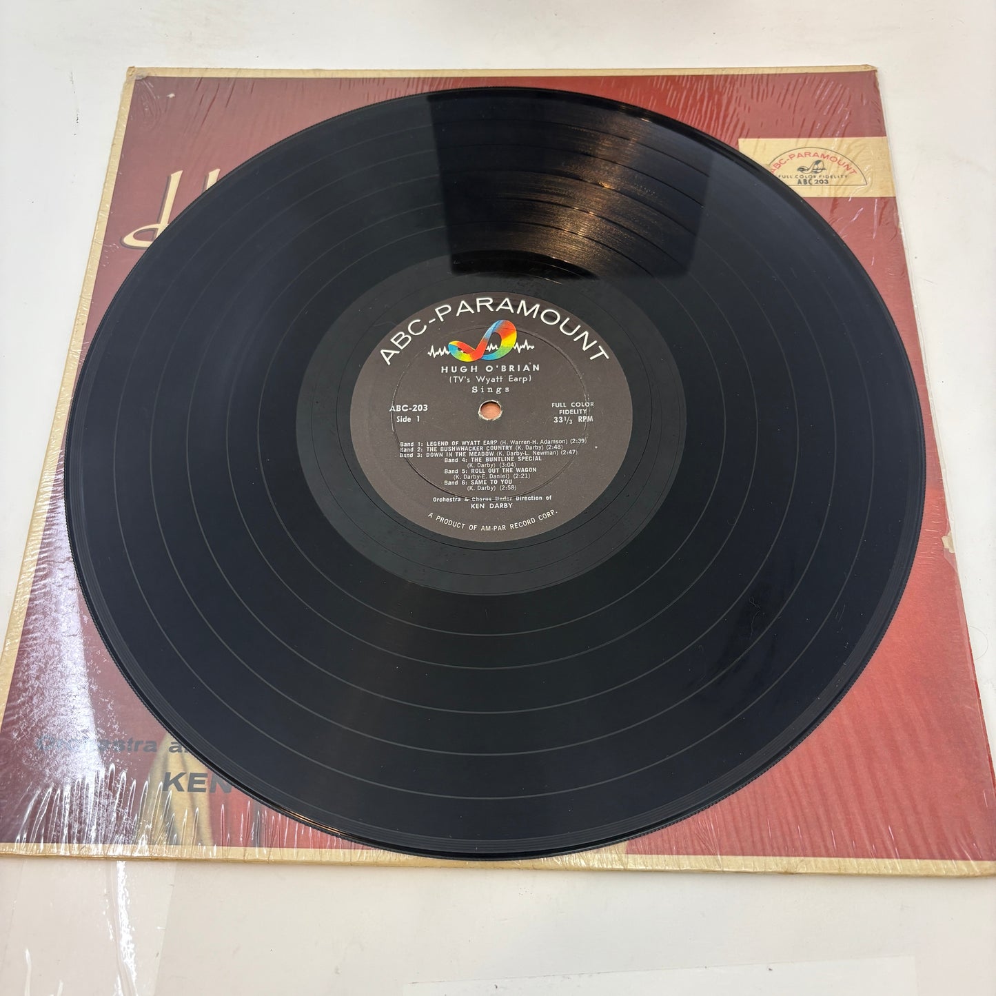 Hugh O'Brian : TV's Wyatt Earp Sings (LP,Album)