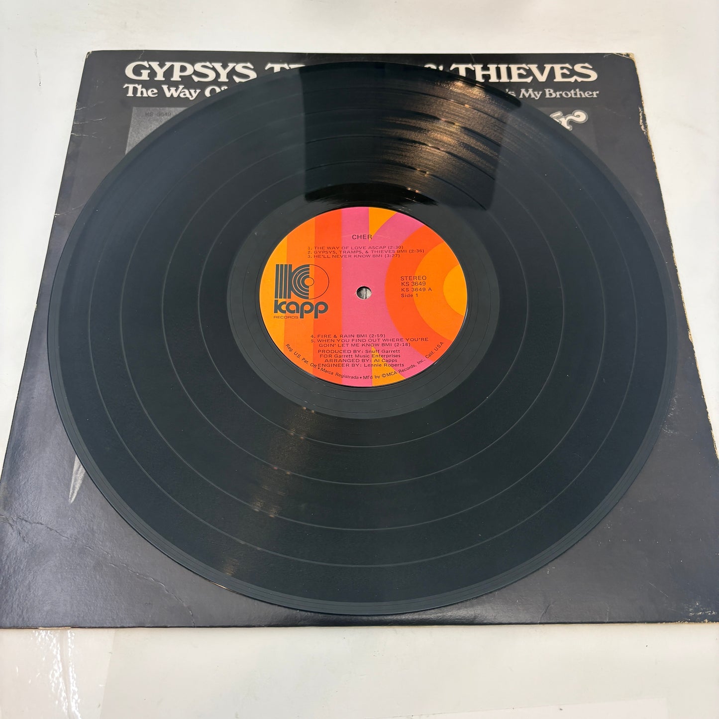 Cher : Gypsys, Tramps & Thieves (LP,Album,Club Edition,Reissue)