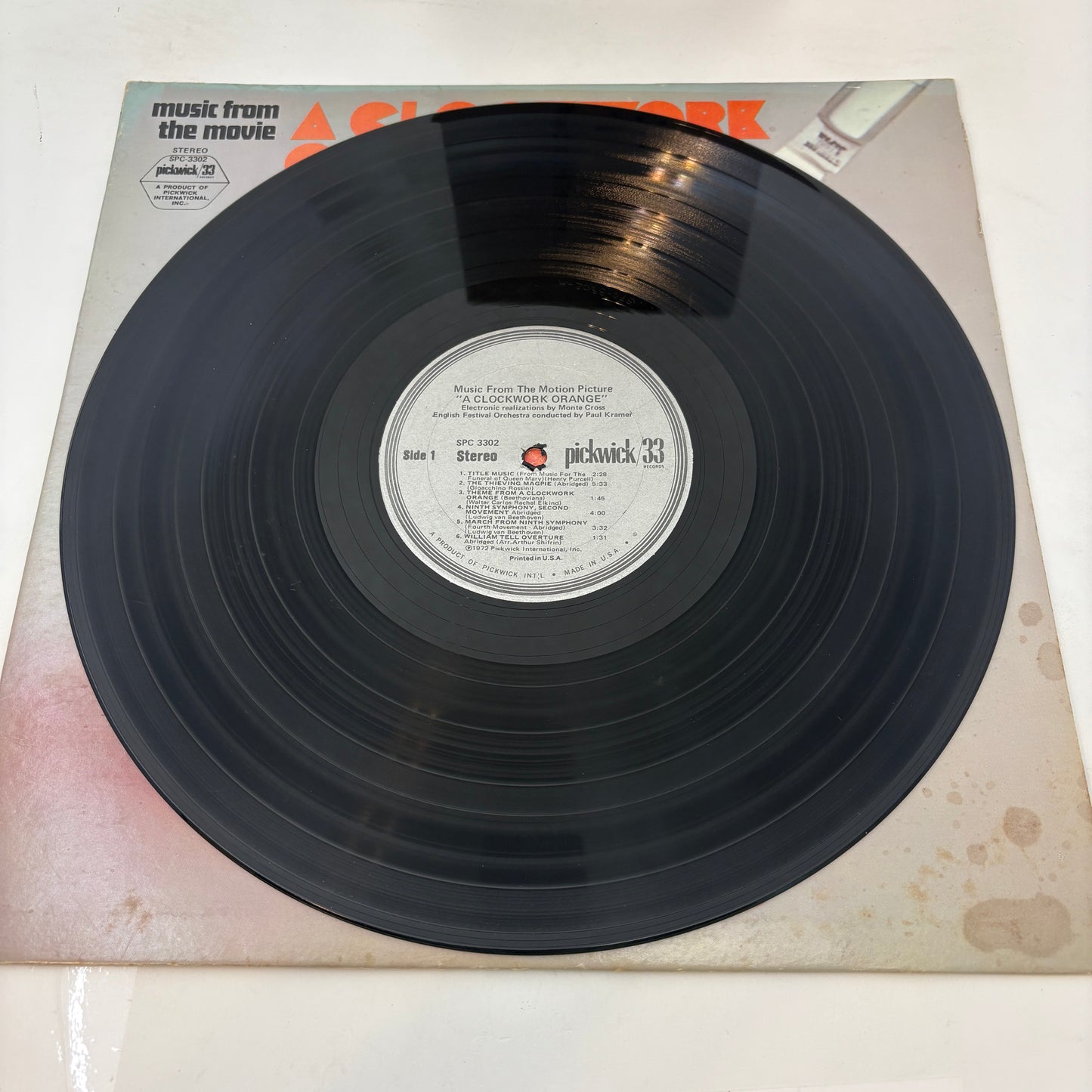 Monte Cross / English Festival Orchestra : Music From The Movie A Clockwork Orange (LP,Album,Stereo)