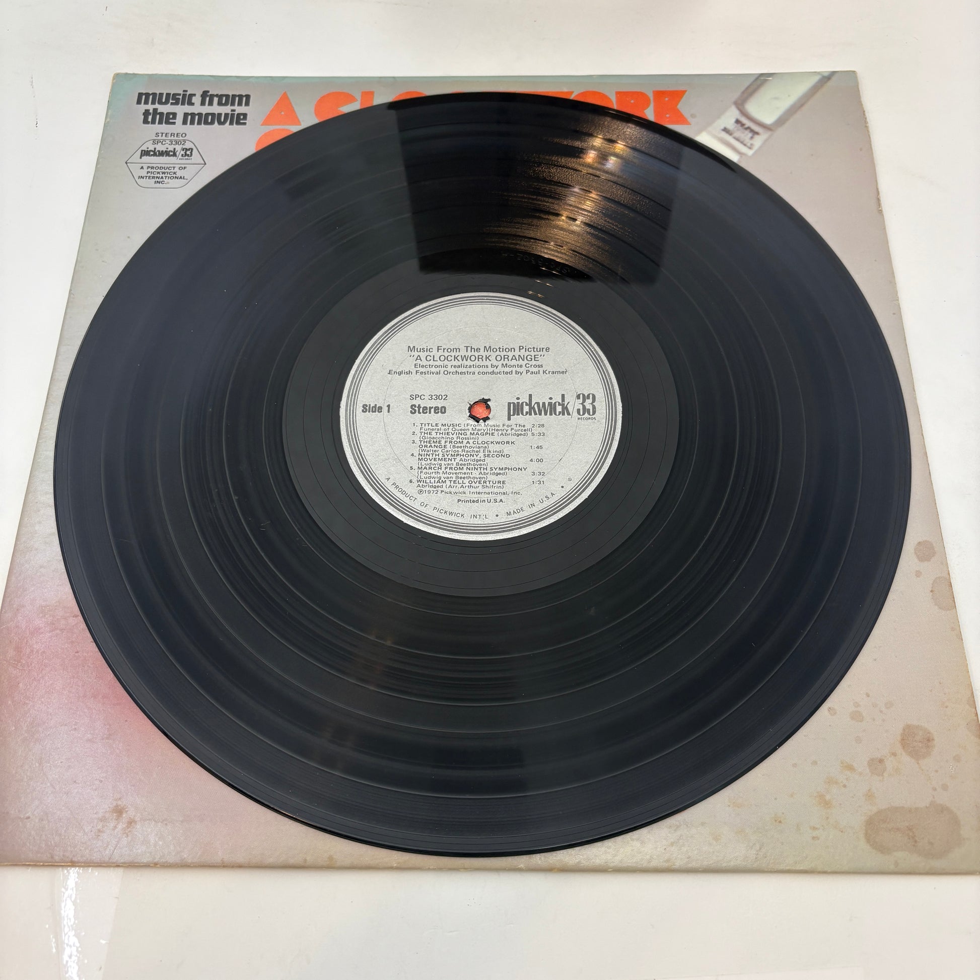 Monte Cross / English Festival Orchestra : Music From The Movie A Clockwork Orange (LP,Album,Stereo)