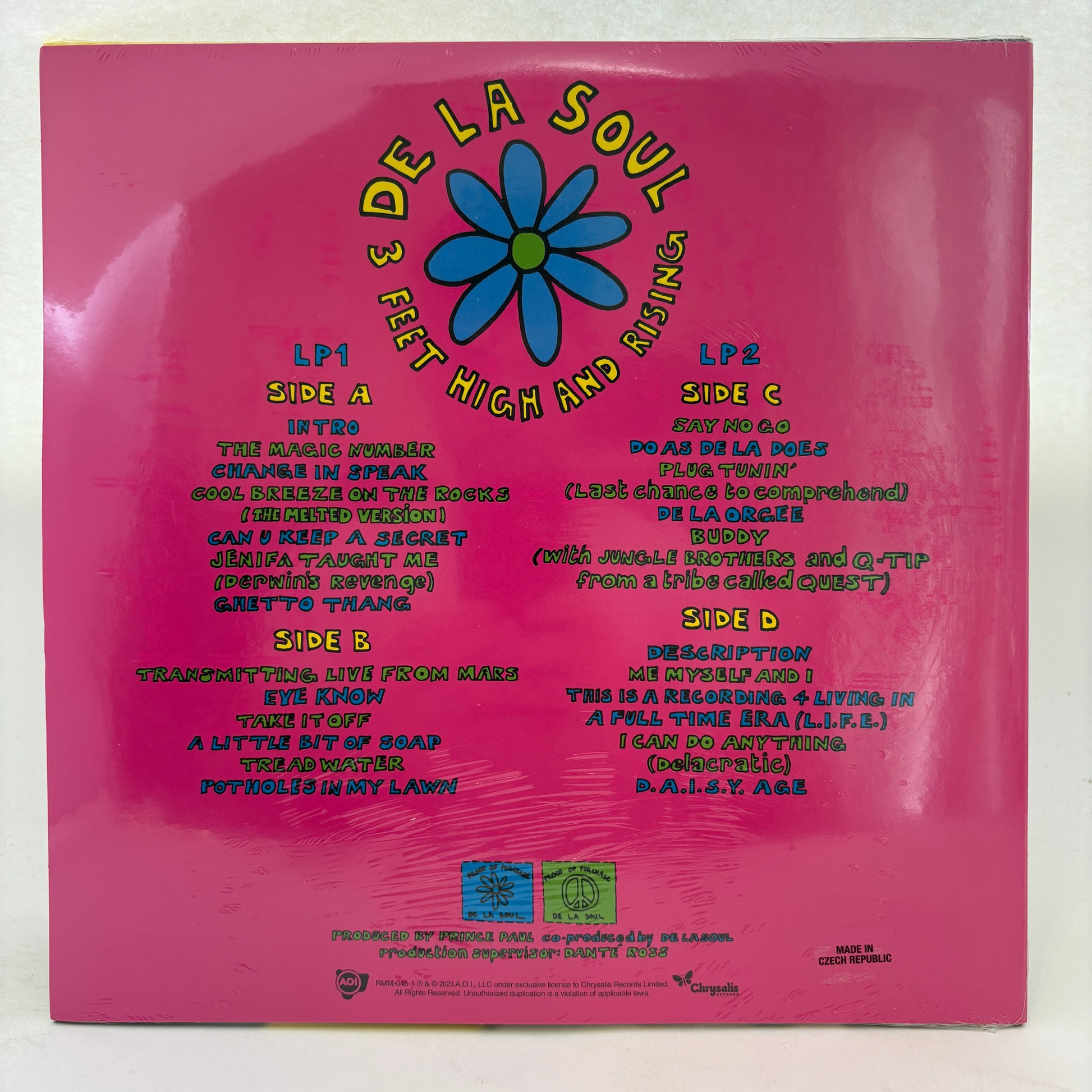 De La Soul : 3 Feet High And Rising (LP,Album,Reissue)