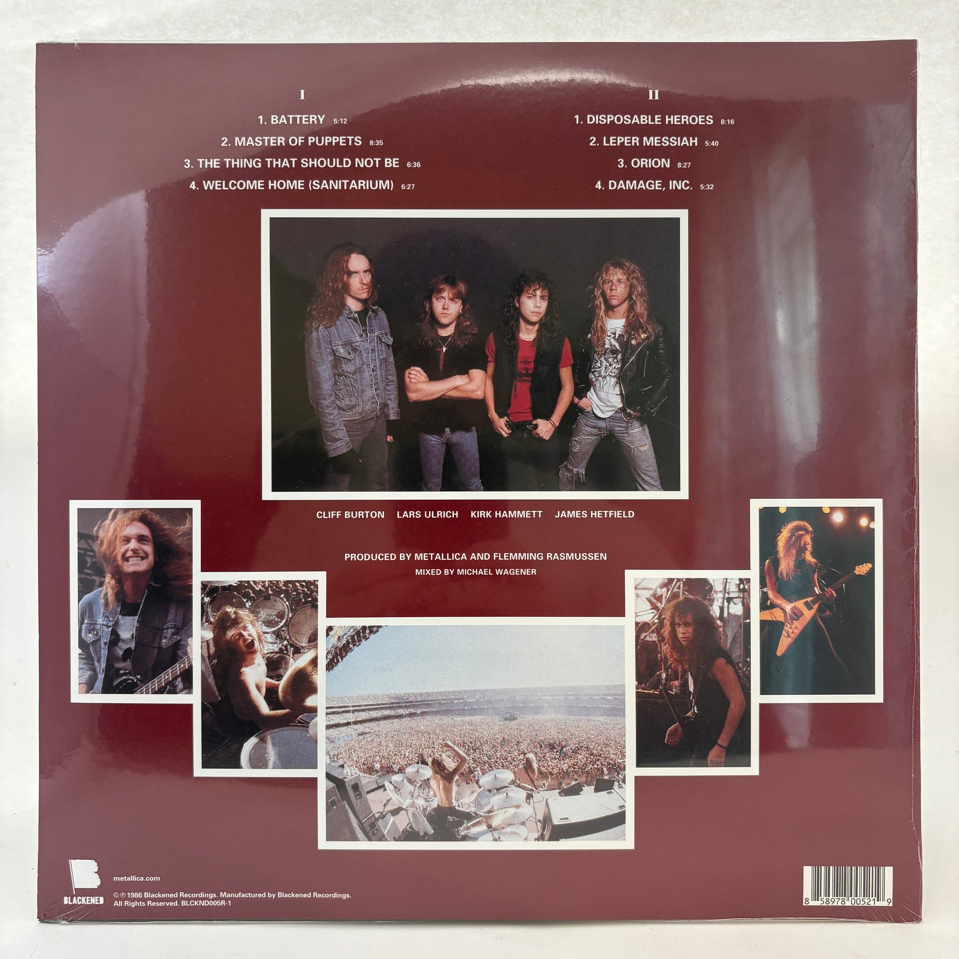 Metallica : Master Of Puppets (LP,Album,Reissue,Remastered)