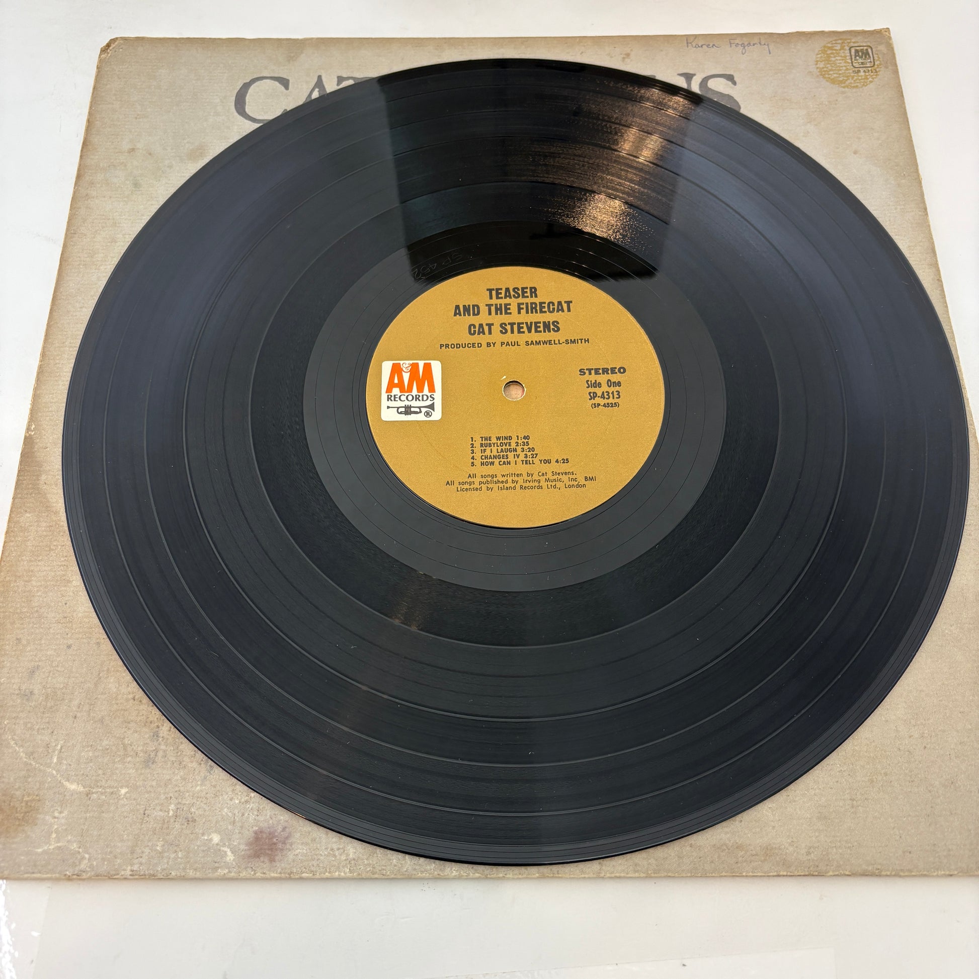 Cat Stevens : Teaser And The Firecat (LP,Album,Stereo)