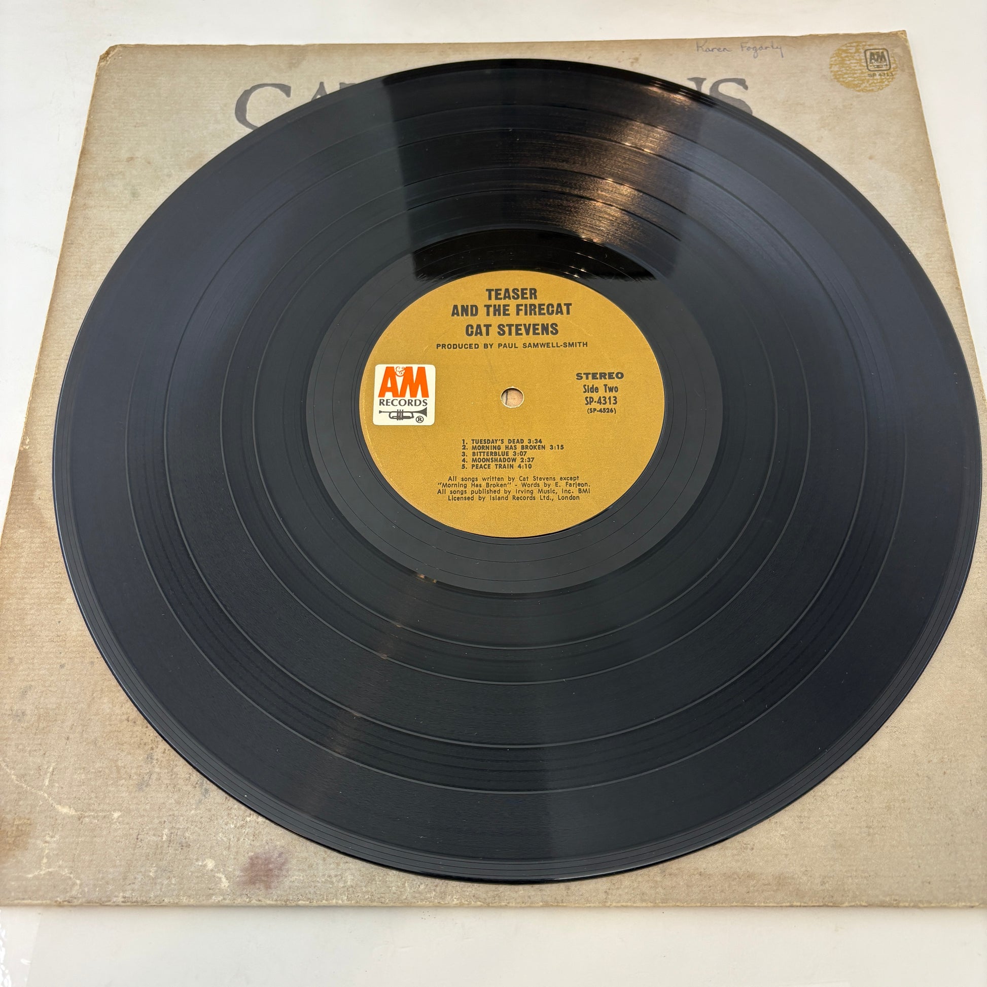 Cat Stevens : Teaser And The Firecat (LP,Album,Stereo)