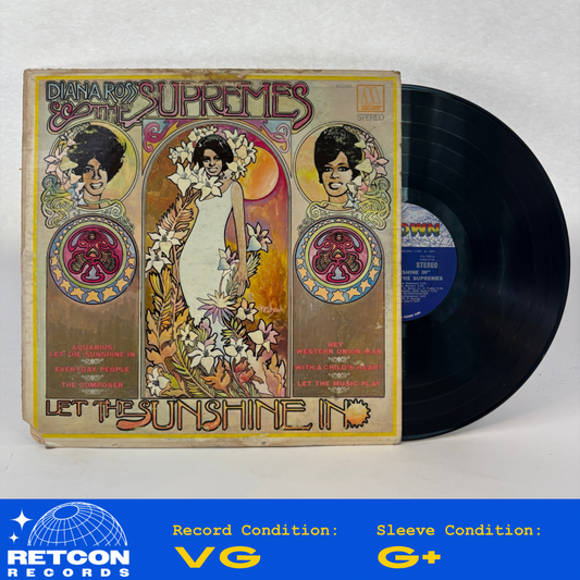 The Supremes : Let The Sunshine In (LP,Album,Stereo)