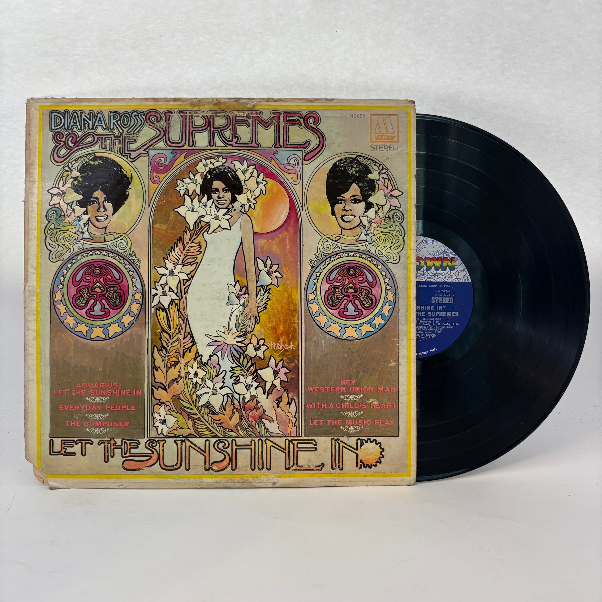 The Supremes : Let The Sunshine In (LP,Album,Stereo)