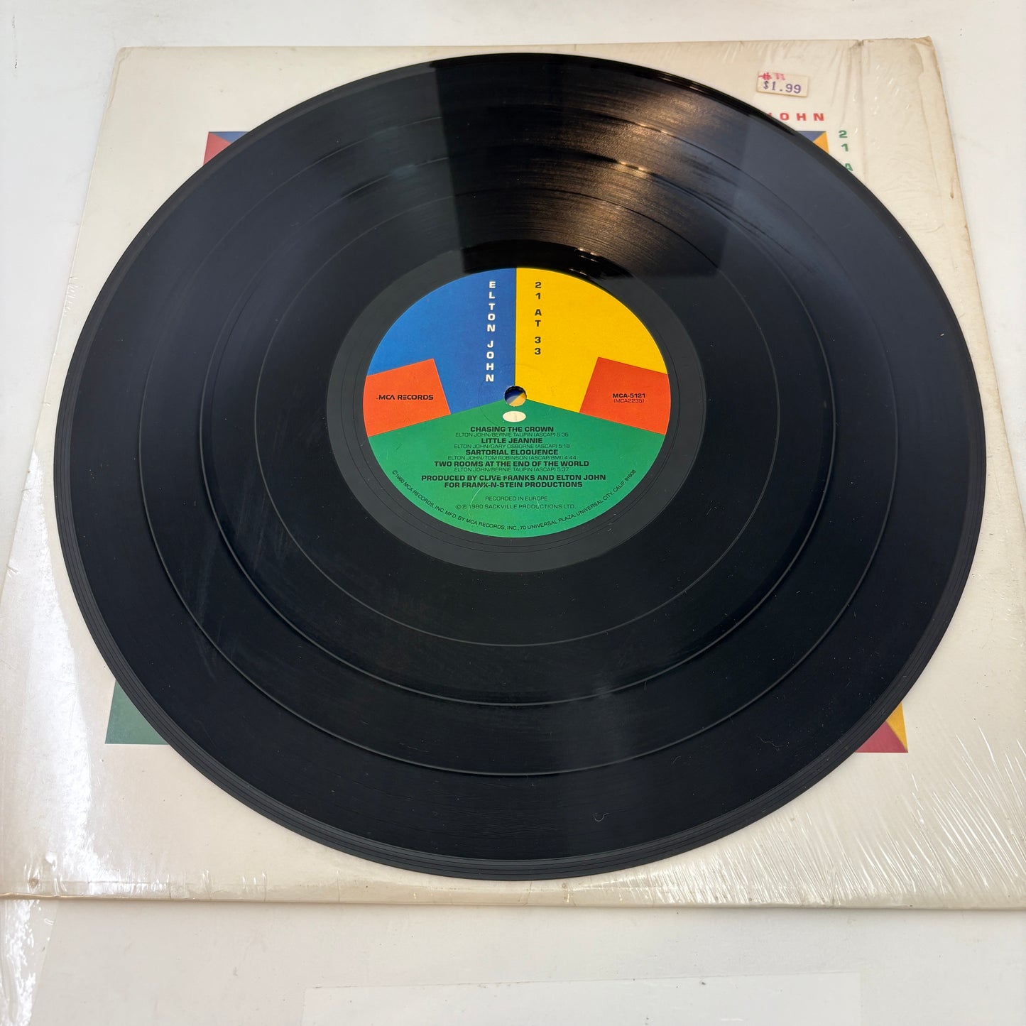 Elton John : 21 At 33 (LP,Album)