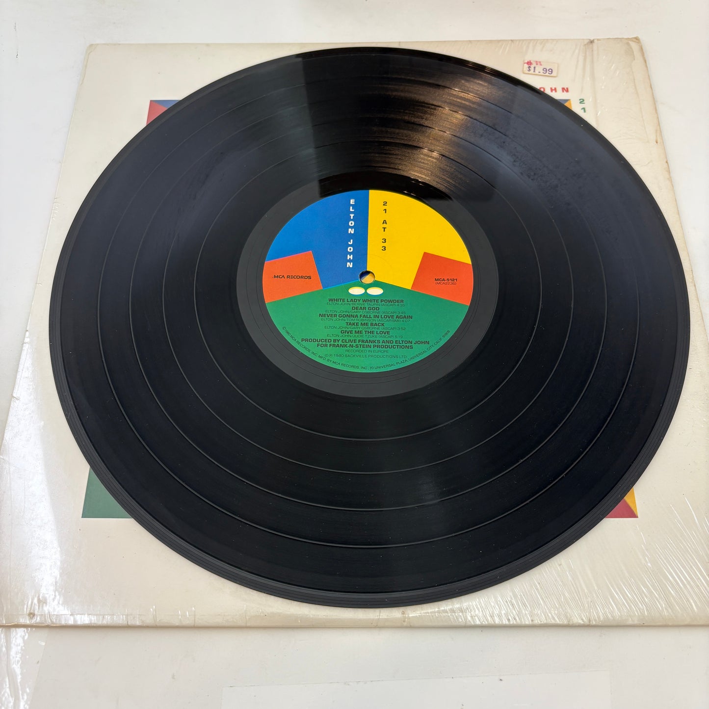 Elton John : 21 At 33 (LP,Album)