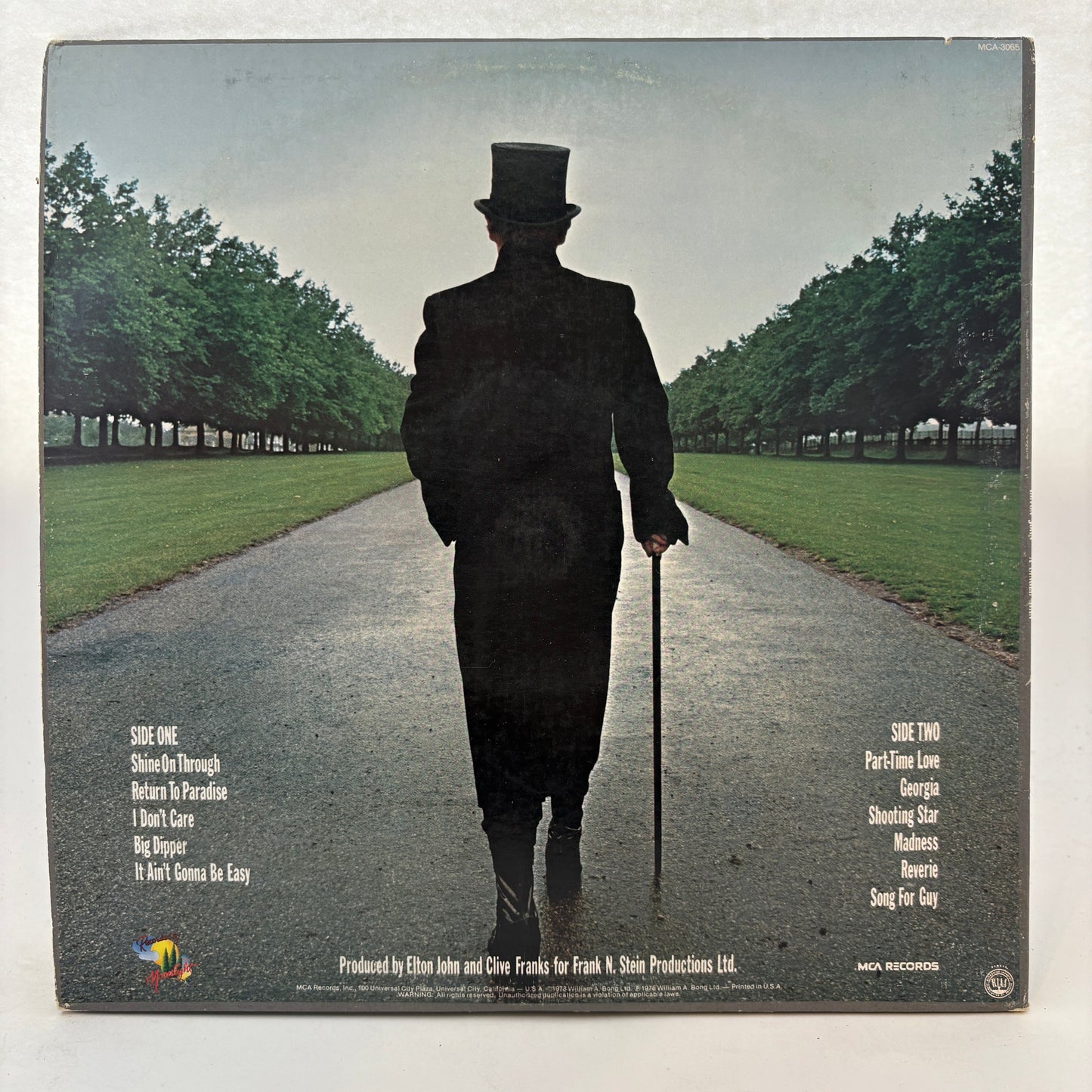 Elton John : A Single Man (LP,Album)