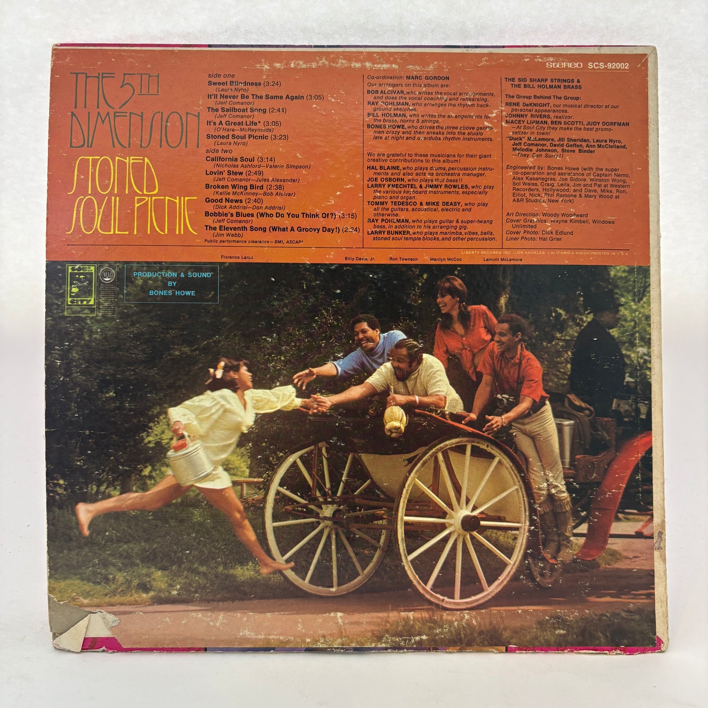 The Fifth Dimension : Stoned Soul Picnic (LP,Album,Stereo)