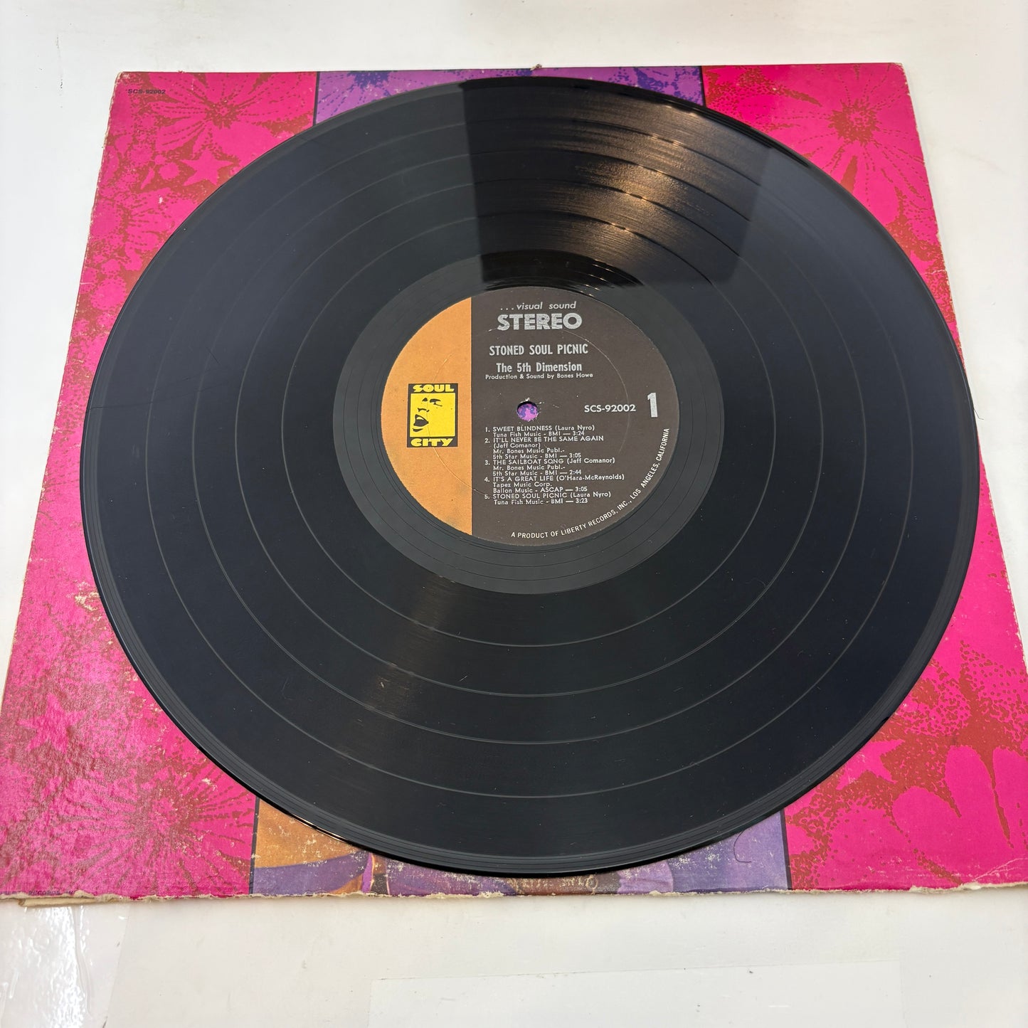 The Fifth Dimension : Stoned Soul Picnic (LP,Album,Stereo)