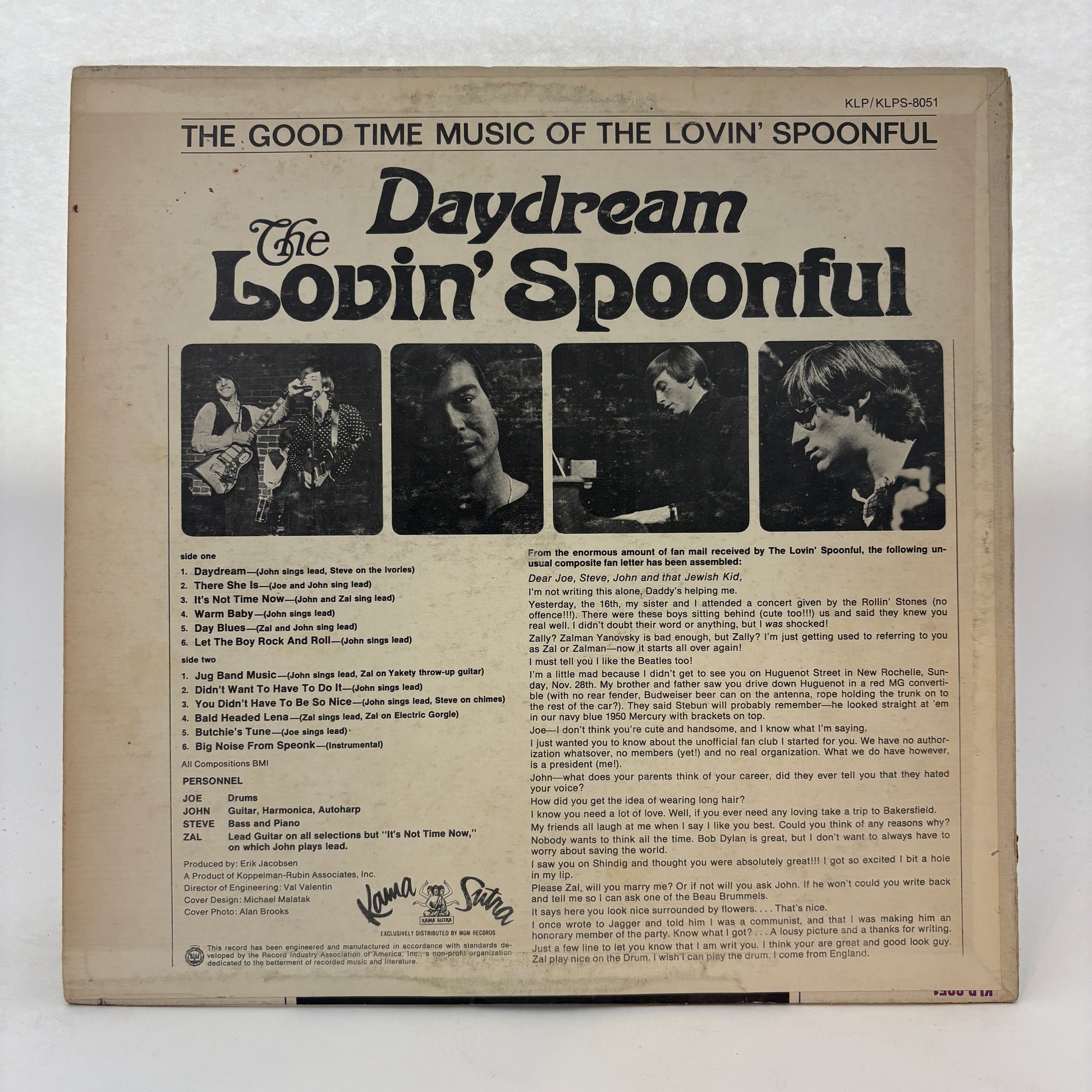 The Lovin' Spoonful : Daydream (LP,Album,Stereo)