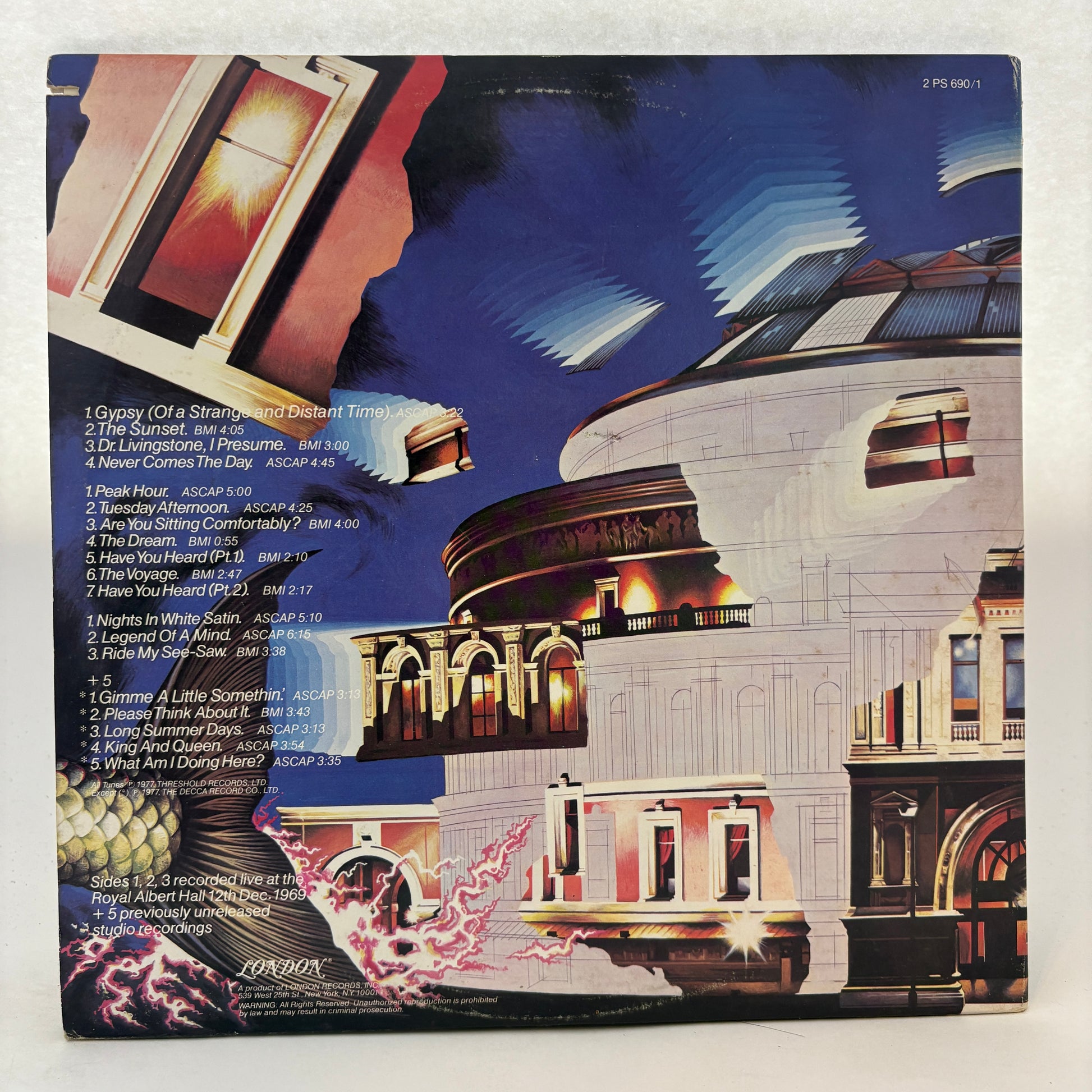 The Moody Blues : Caught Live +5 (LP,Album)