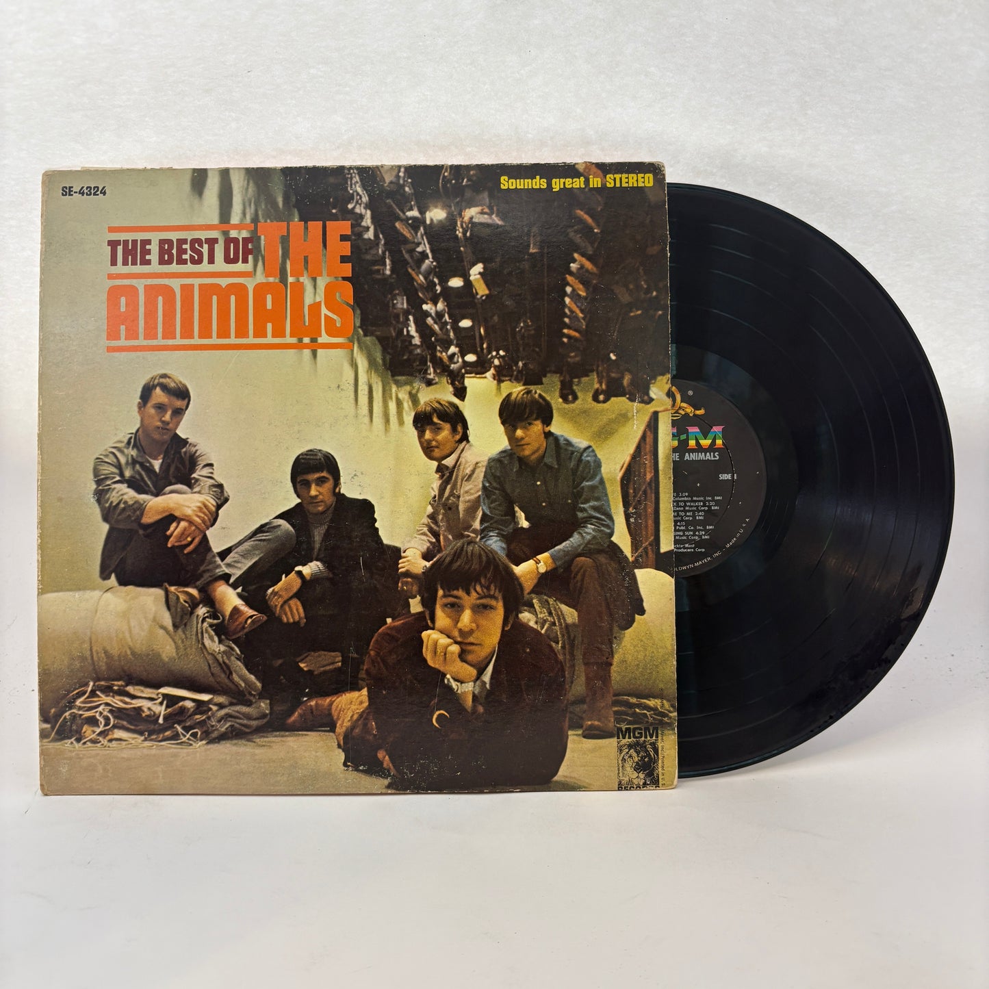 The Animals : The Best Of The Animals (LP,Compilation,Stereo)
