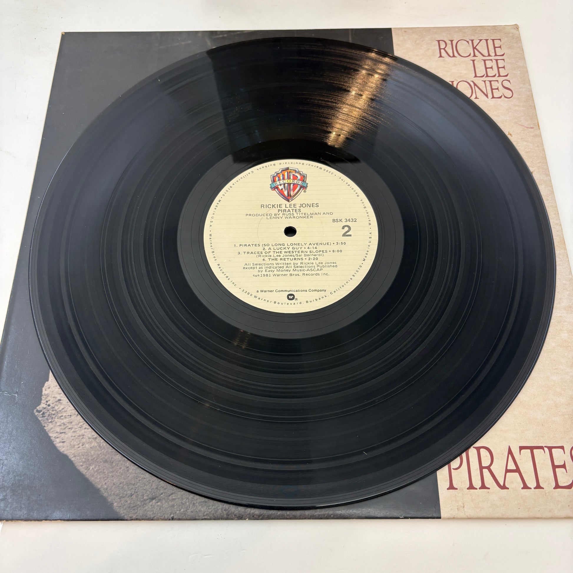 Rickie Lee Jones : Pirates (LP,Album)