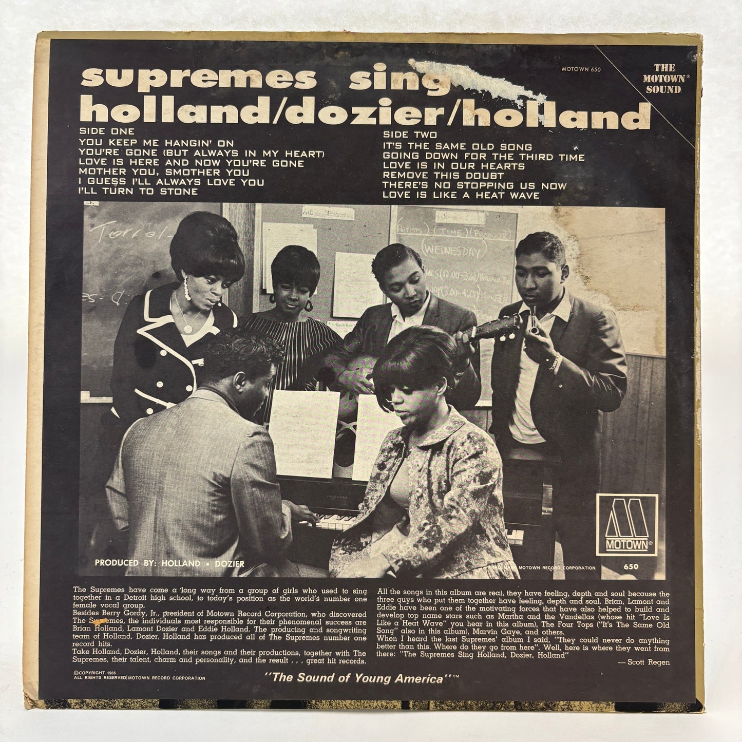 The Supremes : Supremes Sing Holland▪Dozier▪Holland (LP,Album,Stereo)