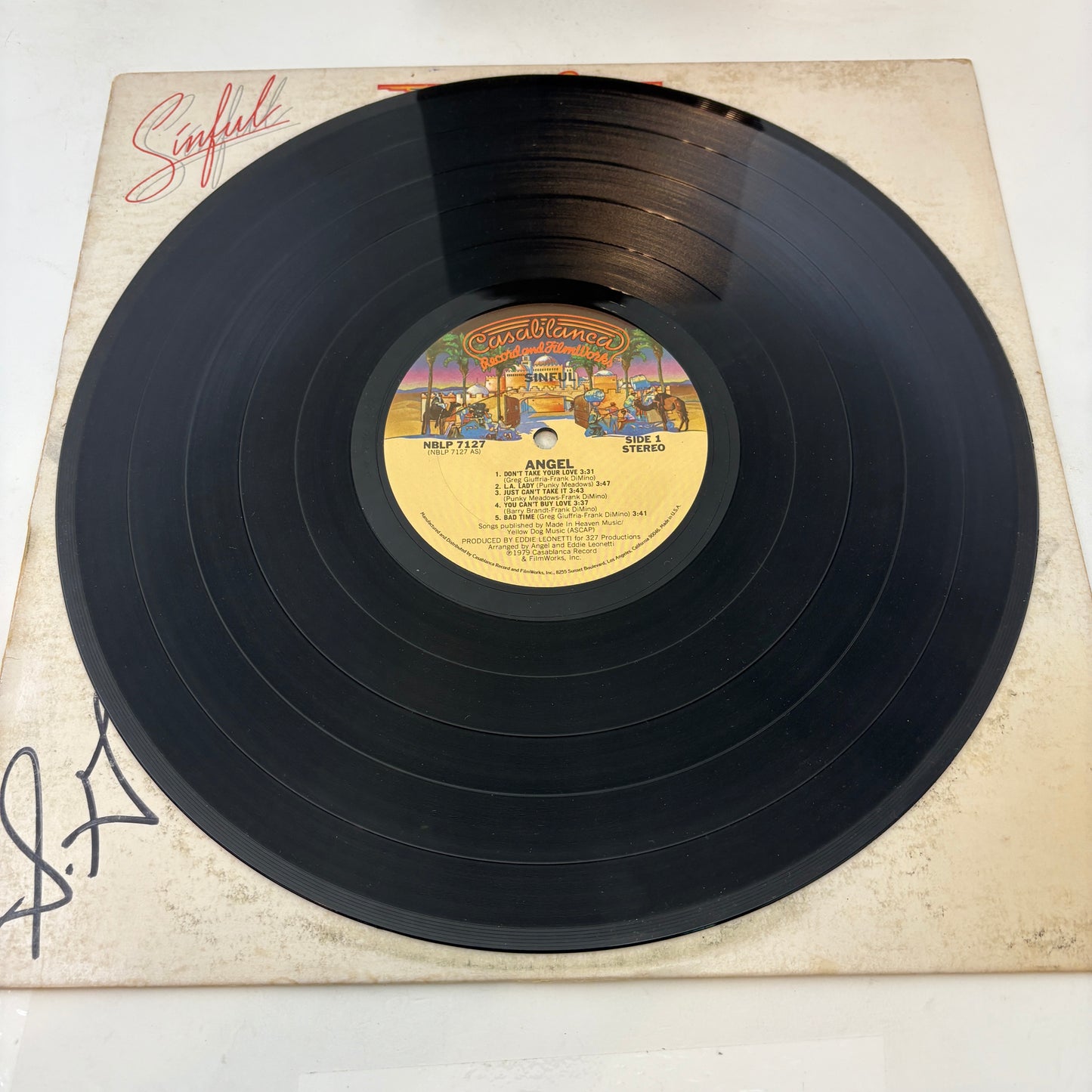 Angel (24) : Sinful (LP,Album,Stereo)