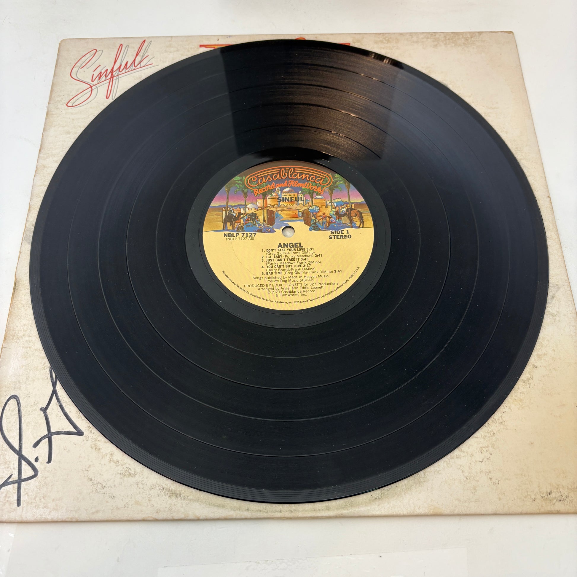 Angel (24) : Sinful (LP,Album,Stereo)