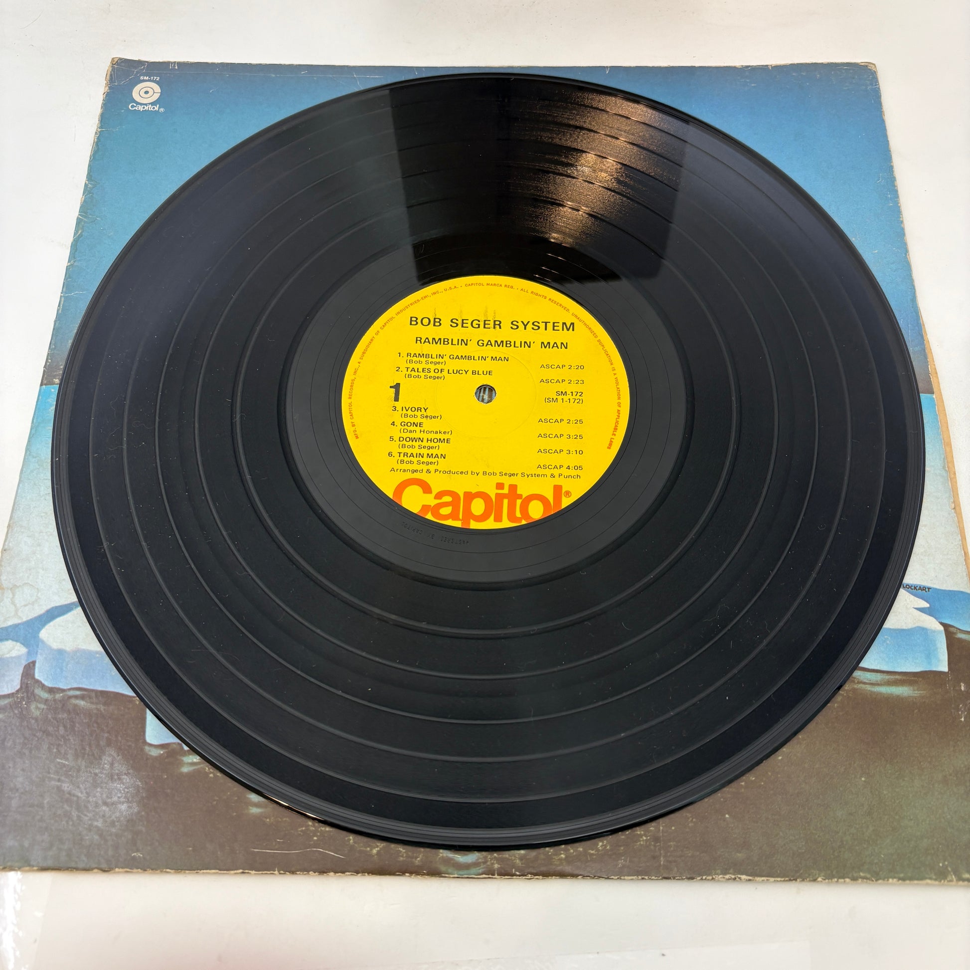 Bob Seger System : Ramblin' Gamblin' Man (LP,Album,Reissue)