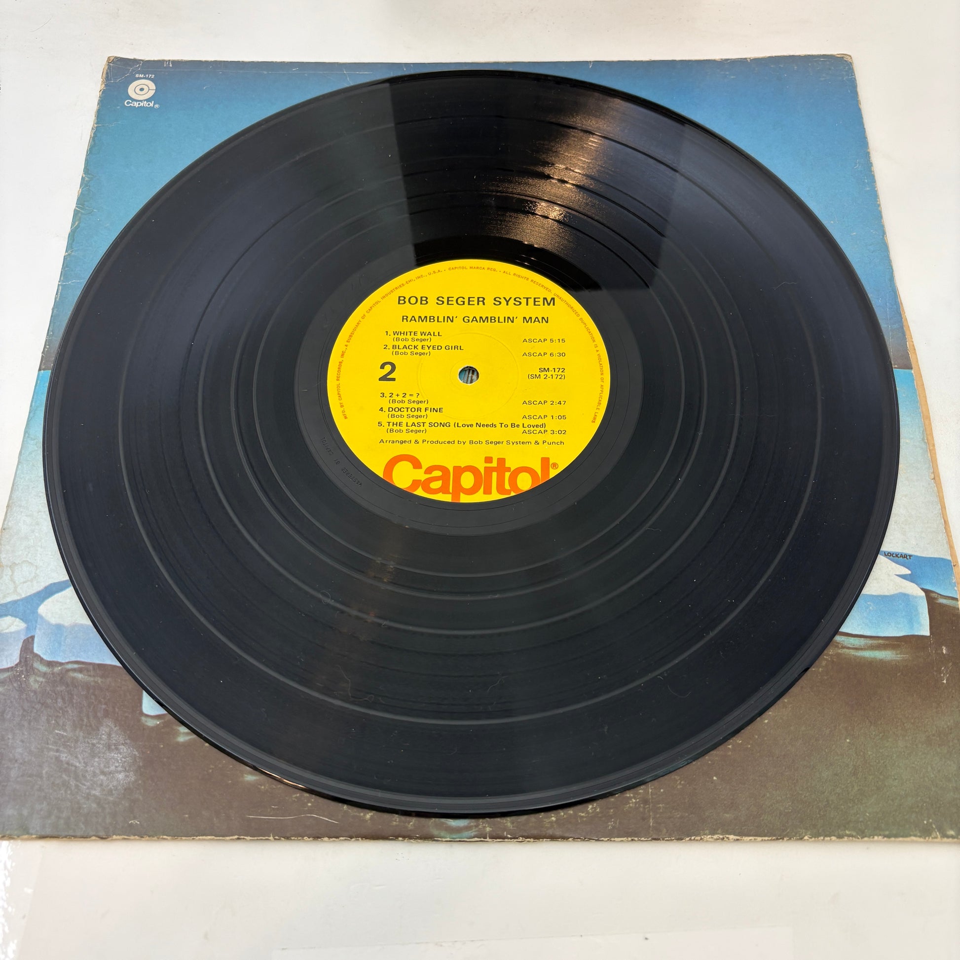 Bob Seger System : Ramblin' Gamblin' Man (LP,Album,Reissue)