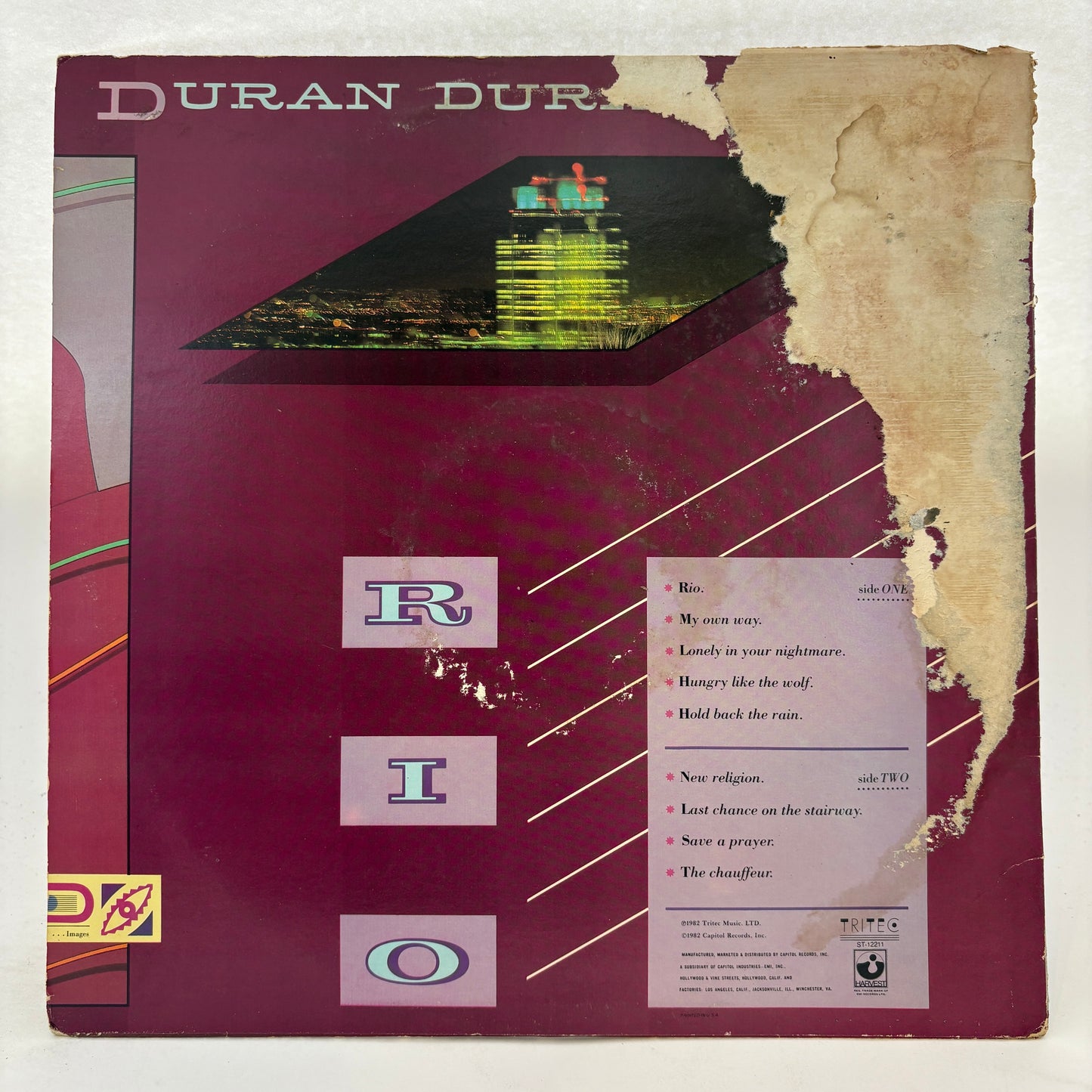 Duran Duran : Rio (LP,Album,Reissue,Remastered)
