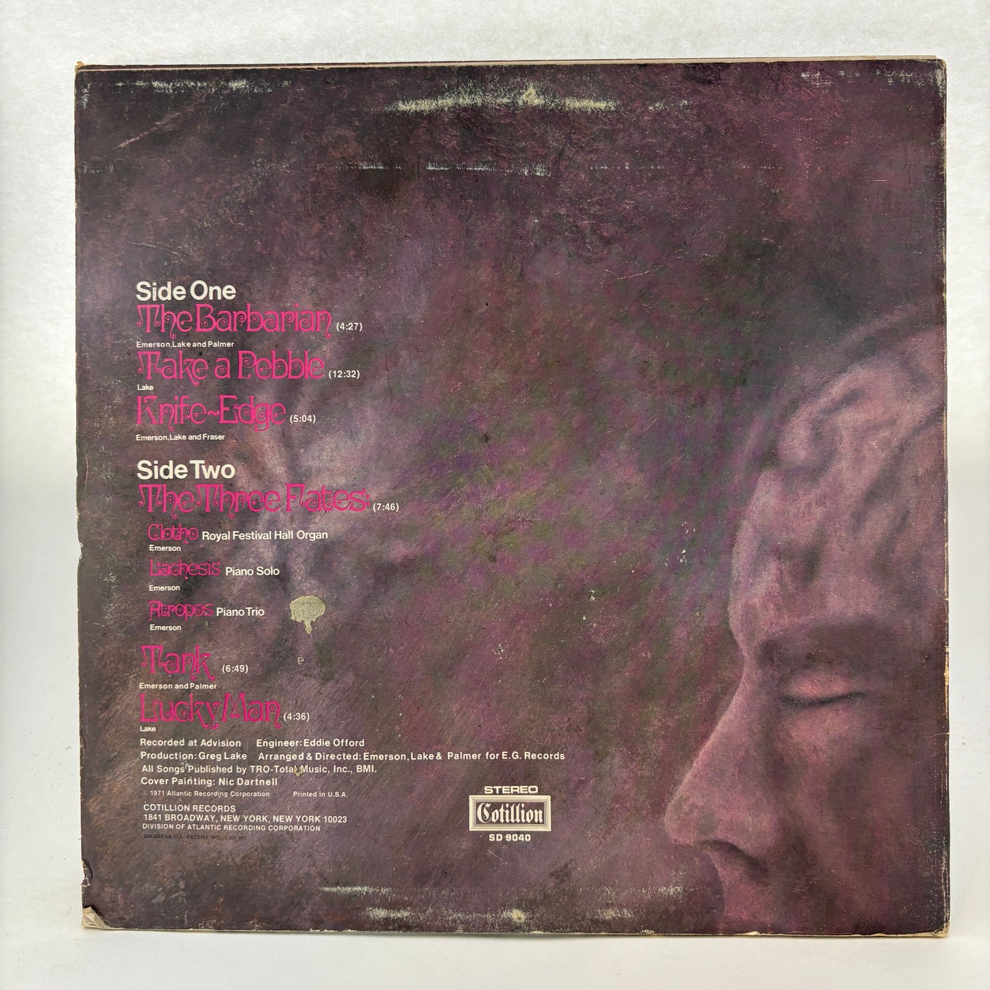 Emerson, Lake & Palmer : Emerson Lake & Palmer (LP,Album,Reissue)