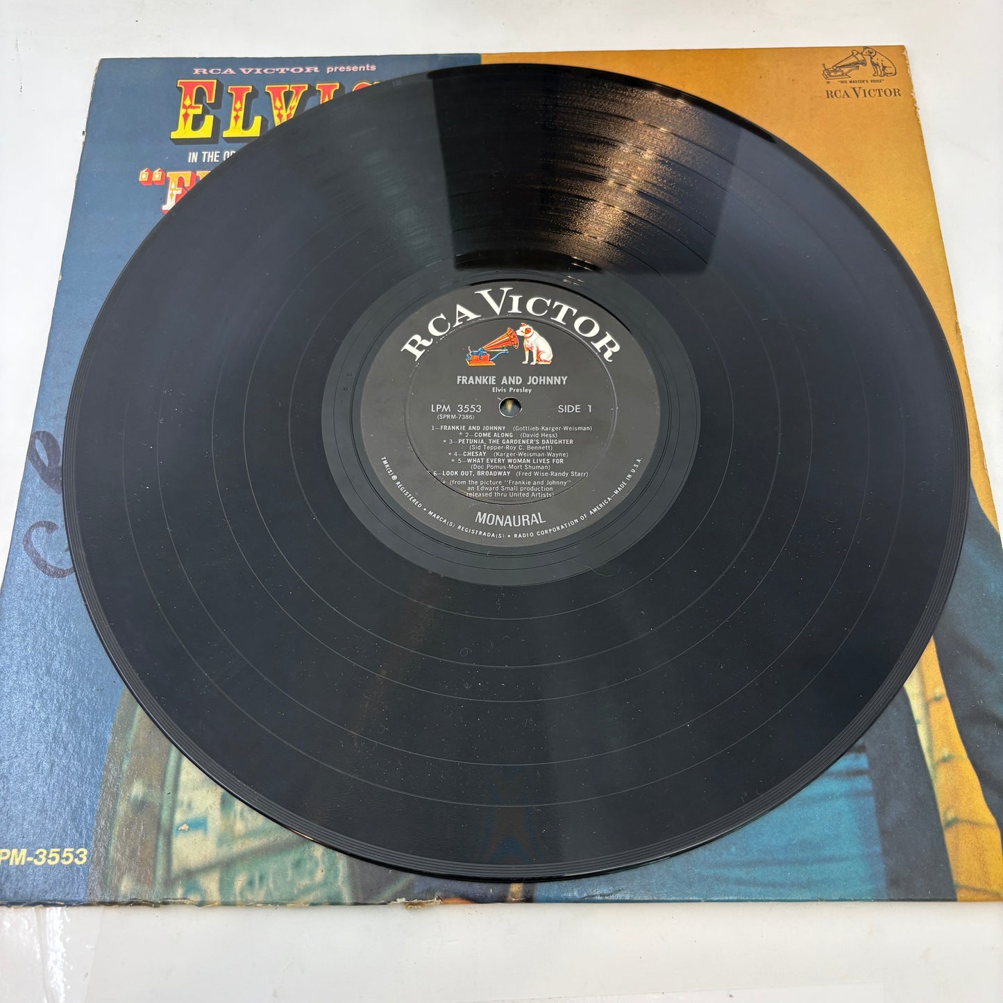 Elvis Presley : Frankie And Johnny (LP,Mono)