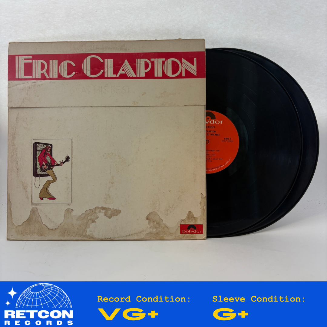 Eric Clapton : At His Best (LP,Compilation,Stereo)