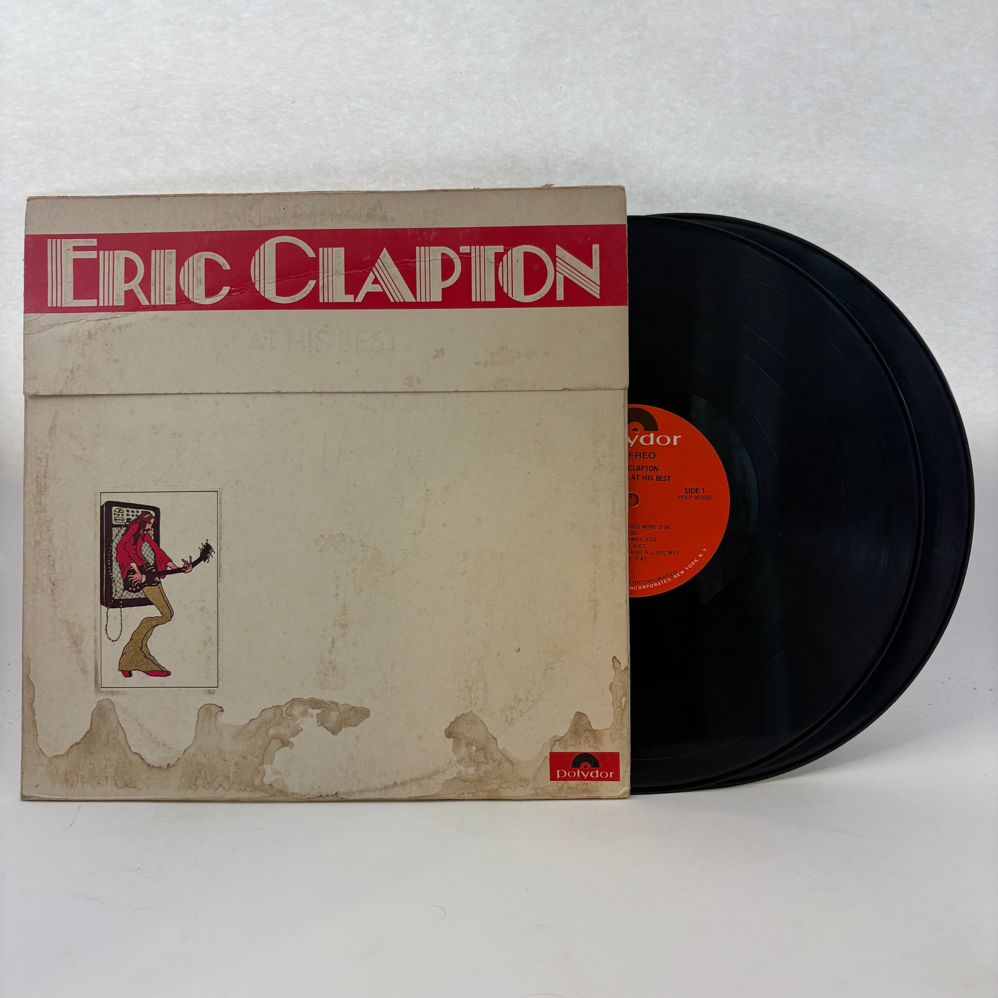 Eric Clapton : At His Best (LP,Compilation,Stereo)