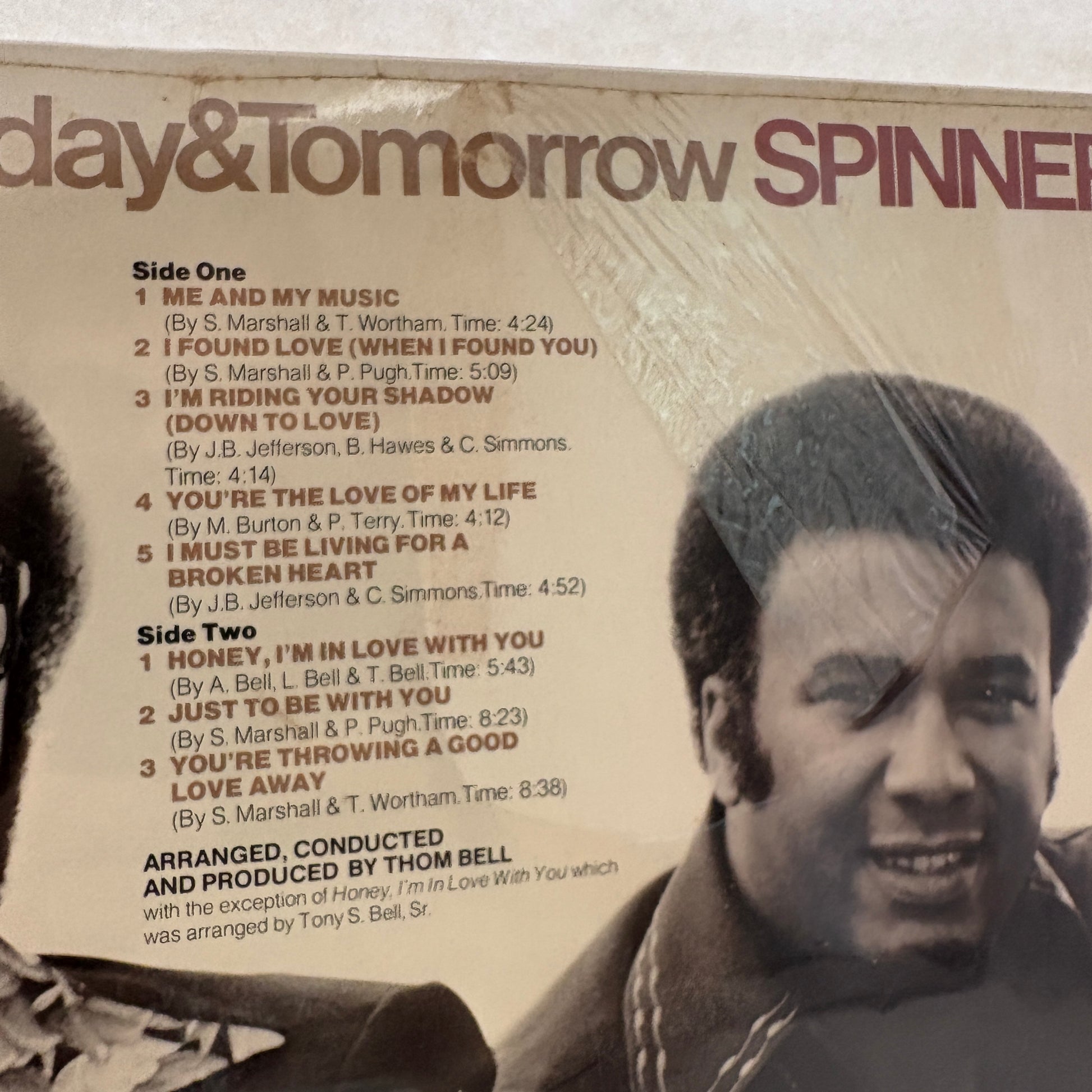 Spinners : Yesterday, Today & Tomorrow (LP,Album,Stereo)