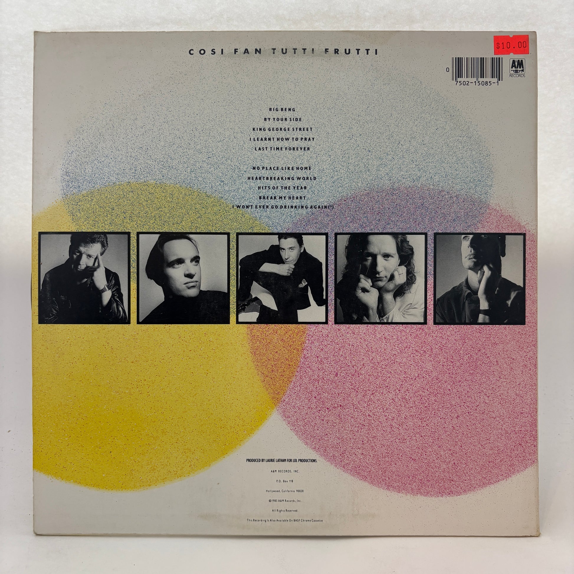 Squeeze (2) : Cosi Fan Tutti Frutti (LP,Album)