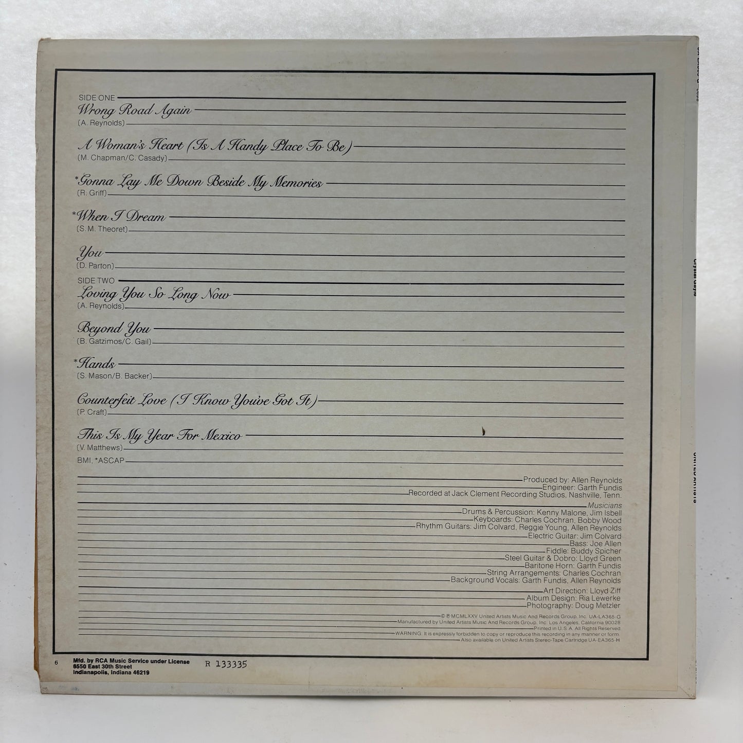 Crystal Gayle : Crystal Gayle (LP,Album,Club Edition)