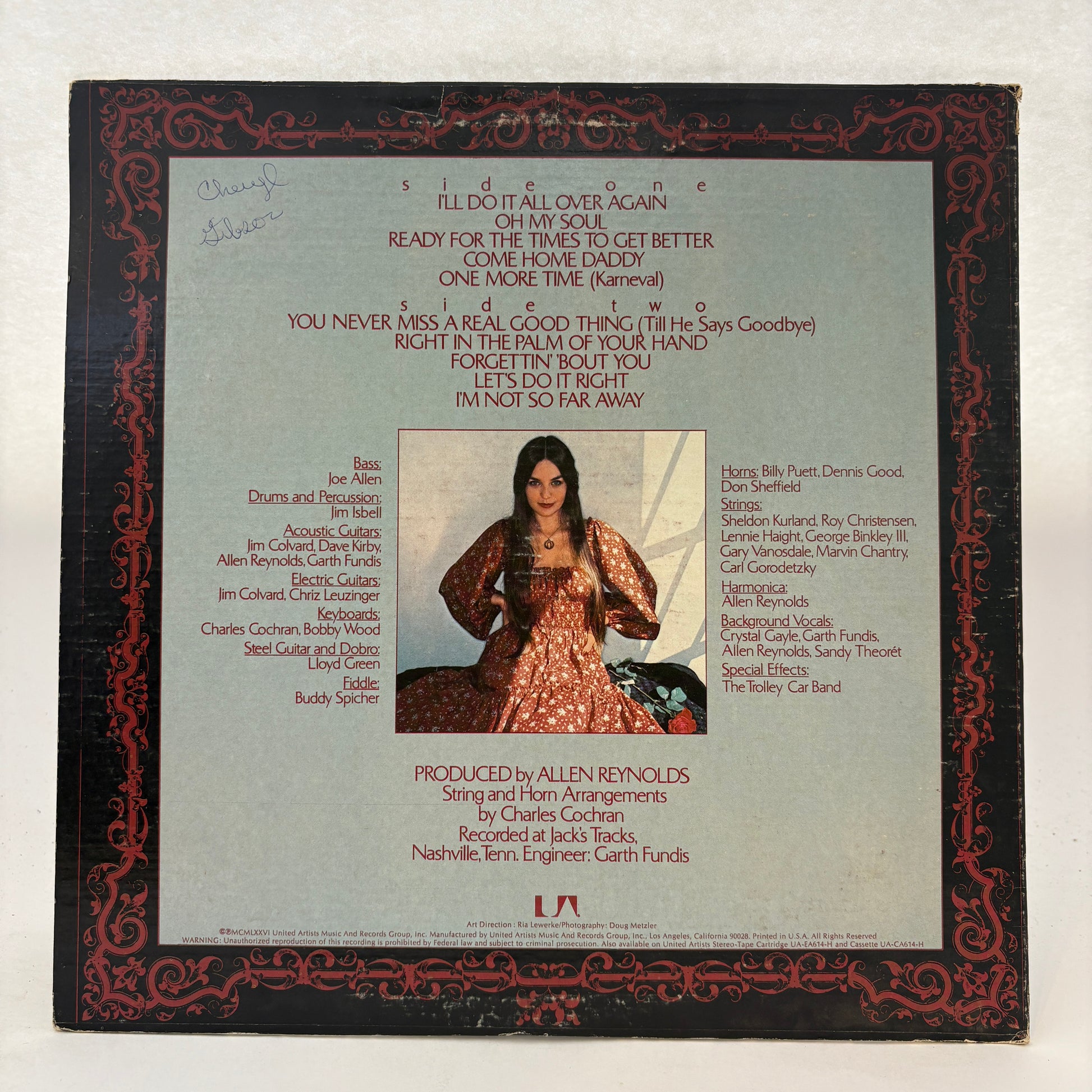 Crystal Gayle : Crystal (LP,Album)