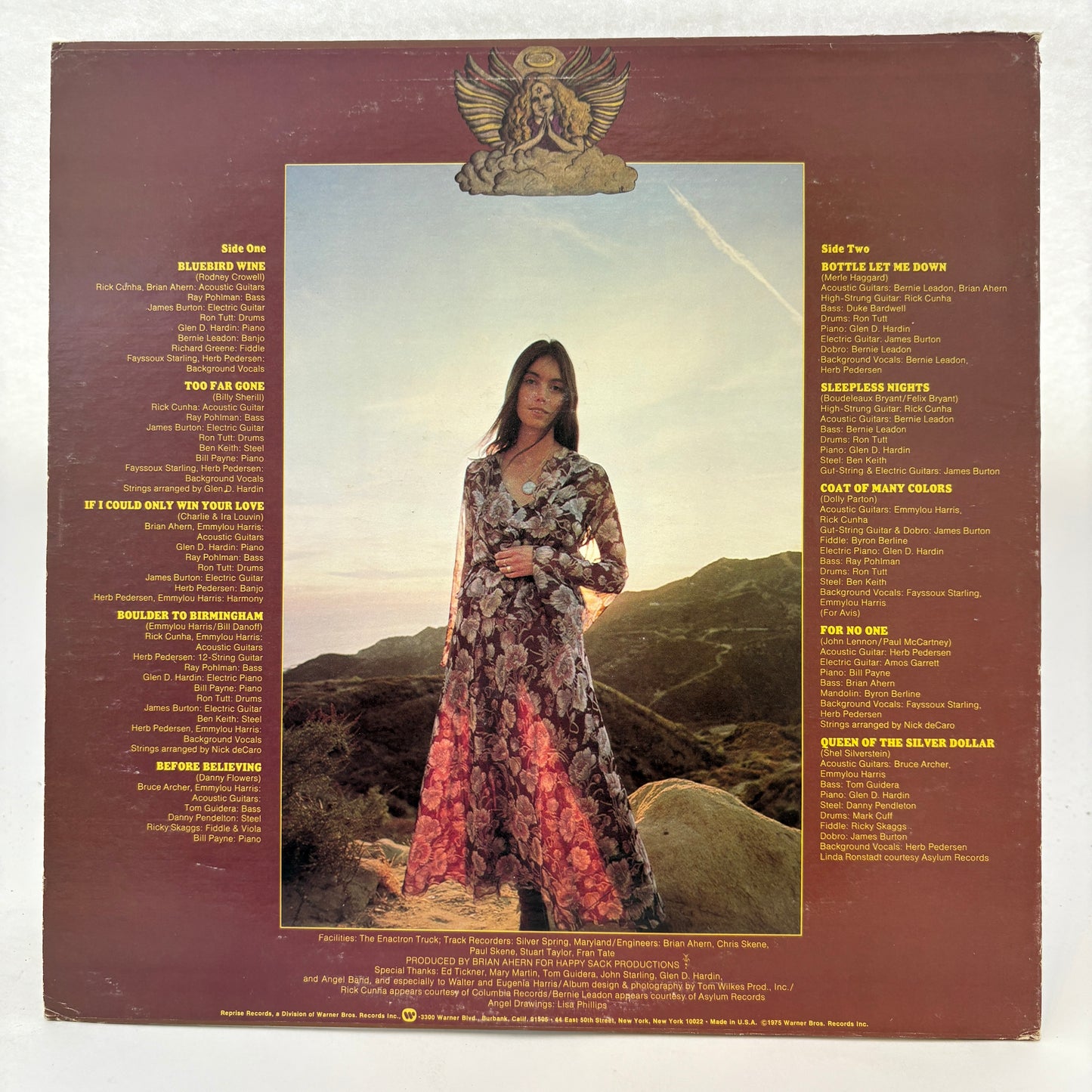 Emmylou Harris : Pieces Of The Sky (LP,Album,Repress)