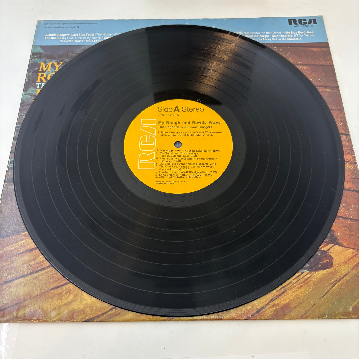 Jimmie Rodgers : My Rough And Rowdy Ways--The Legendary Jimmie Rodgers (LP)