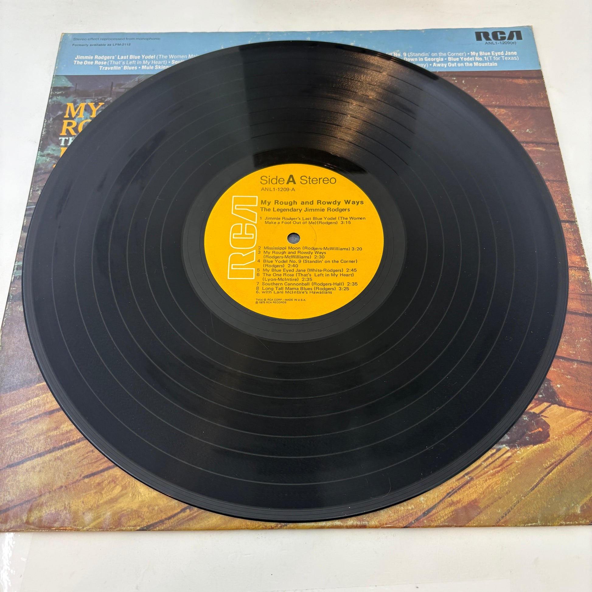 Jimmie Rodgers : My Rough And Rowdy Ways--The Legendary Jimmie Rodgers (LP)