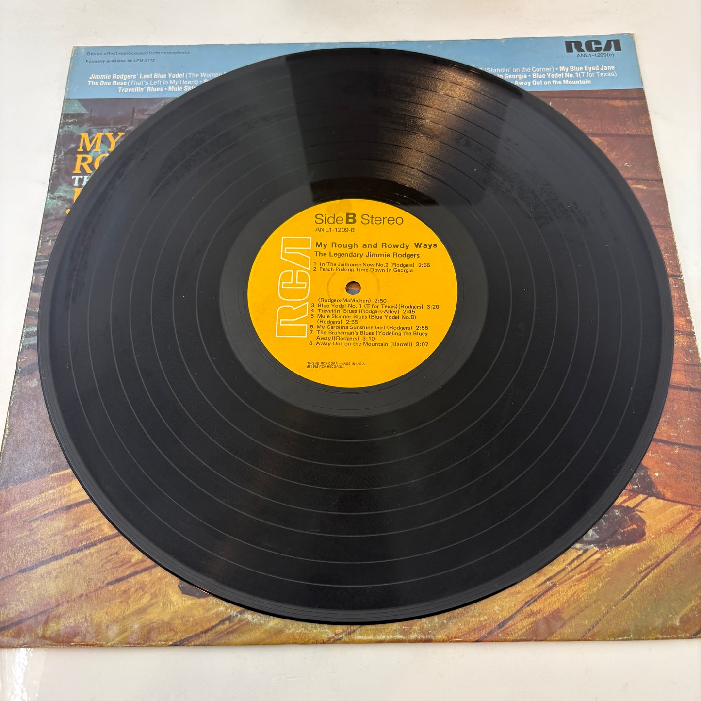 Jimmie Rodgers : My Rough And Rowdy Ways--The Legendary Jimmie Rodgers (LP)