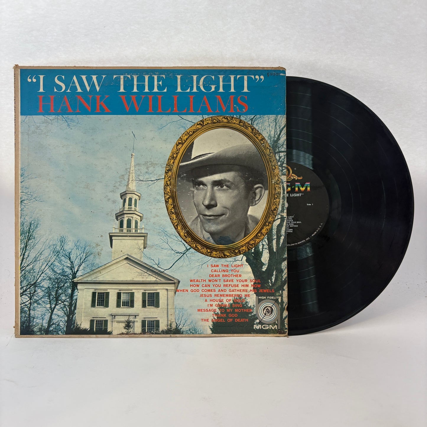 Hank Williams : I Saw The Light (LP,Compilation,Reissue,Mono)