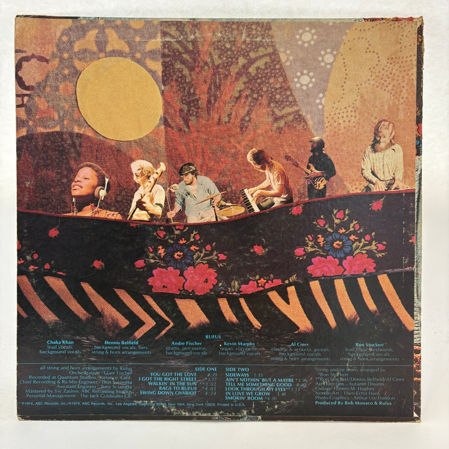 Rufus Featuring Chaka Khan : Rags To Rufus (LP,Album)