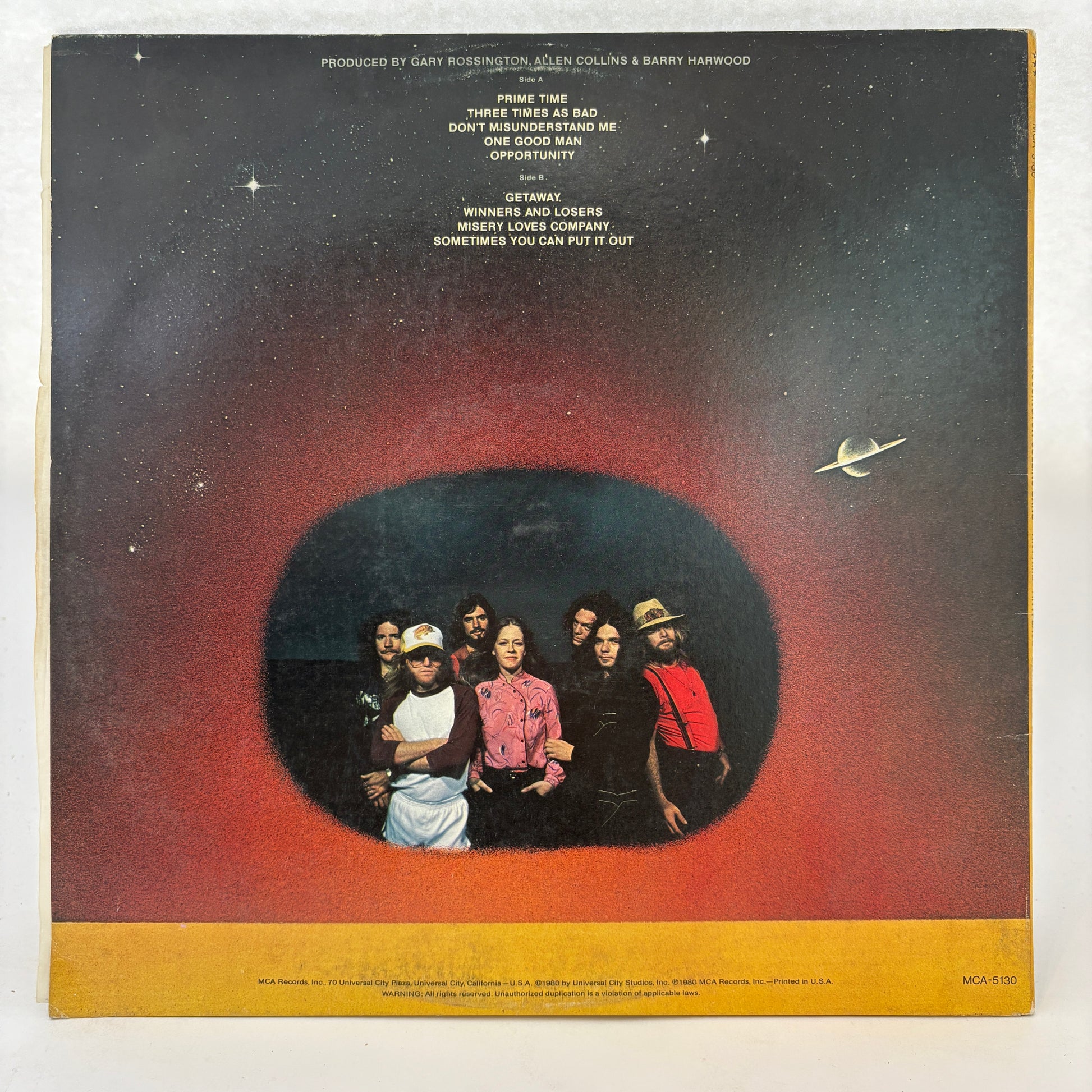 Rossington Collins Band : Anytime, Anyplace, Anywhere (LP,Album,Stereo)